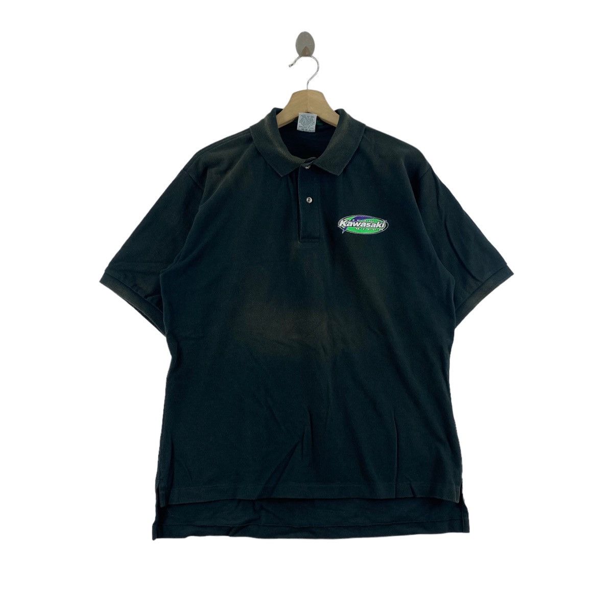 Other TEAM KAWASAKI GREEN Racing Button Up Collar Green Size US L / EU 52-54 / 3 - 3 Thumbnail