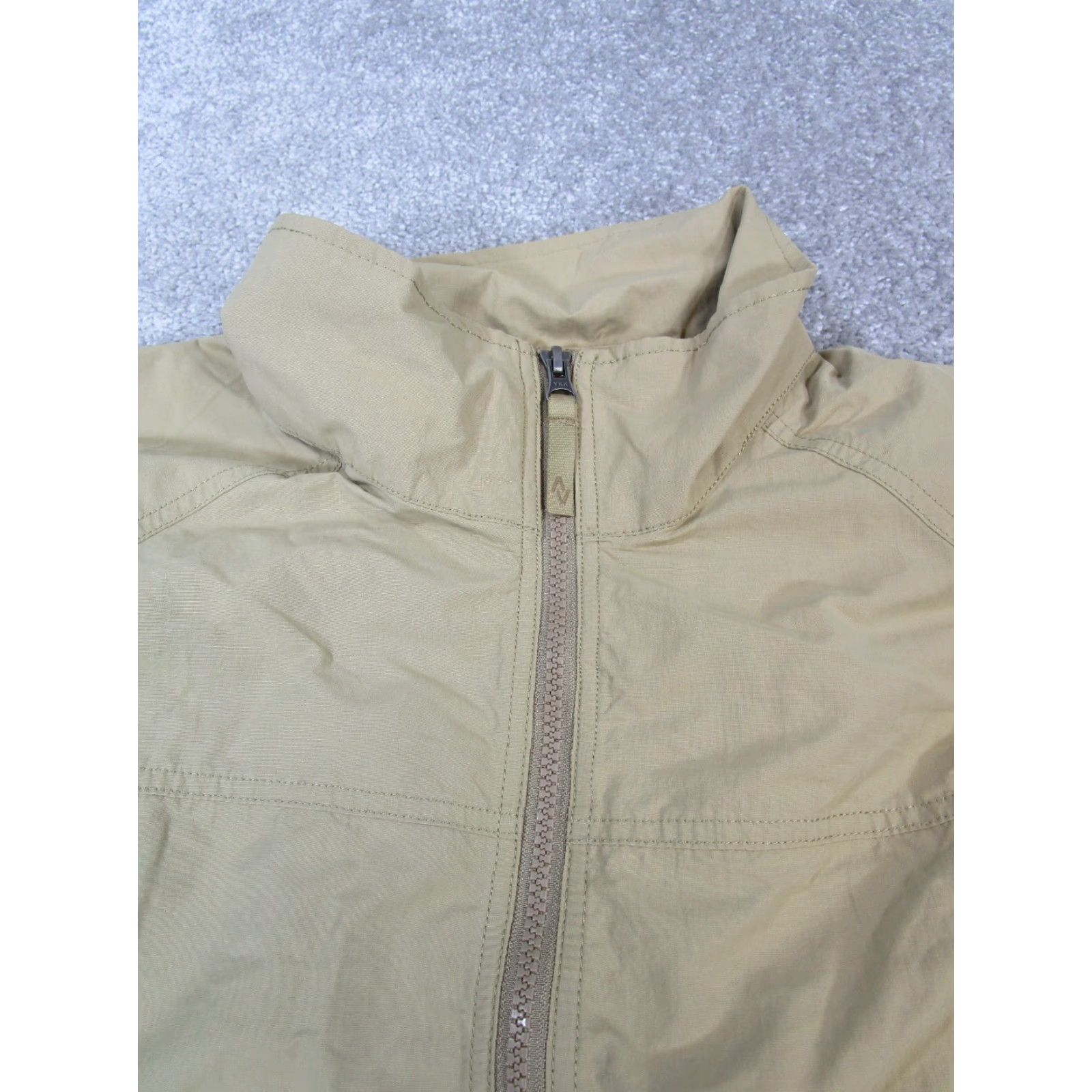 Eddie Bauer VINTAGE Eddie Bauer Jacket Womens Medium Brown Nylon Travelax Outer Shell Mid-Length Long Sleeve Zip Coat Women Size M / US 6-8 / IT 42-44 - 2 Thumbnail