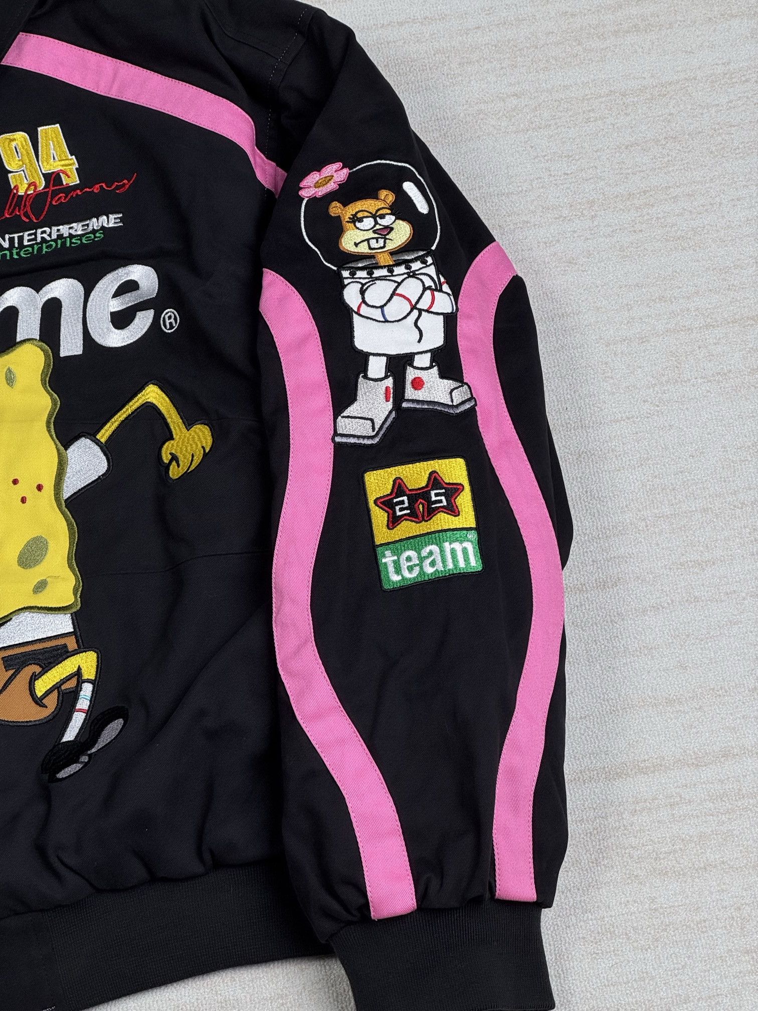 ジャケット・アウター Supreme SpongeBob Hamilton Racing Jacket Supreme x SpongeBob SquarePants Racing Jacket - Review & Fit