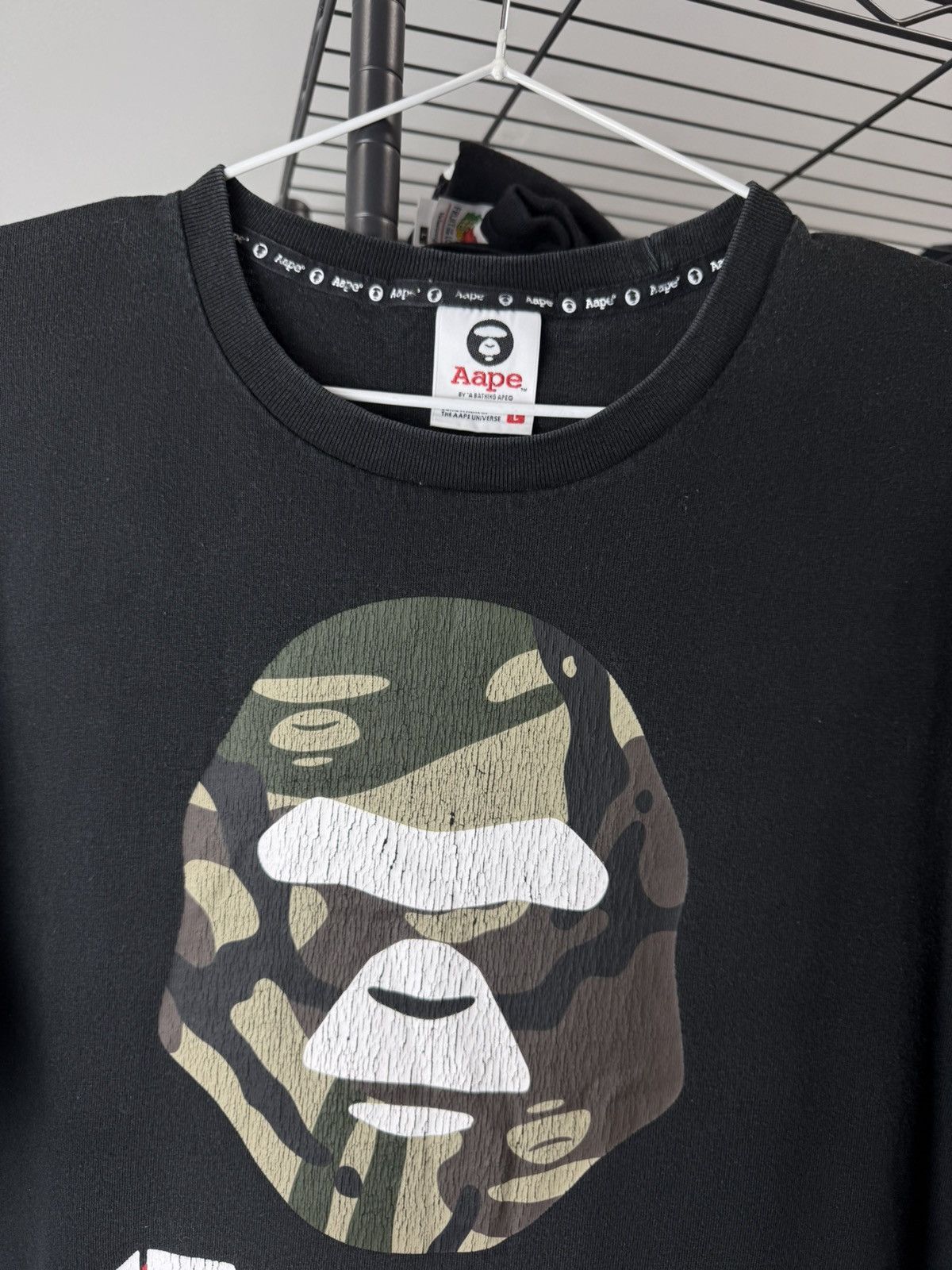 Aape Vintage Aape by a Bathing Ape Bape T Shirt Size US L / EU 52-54 / 3 - 3 Thumbnail