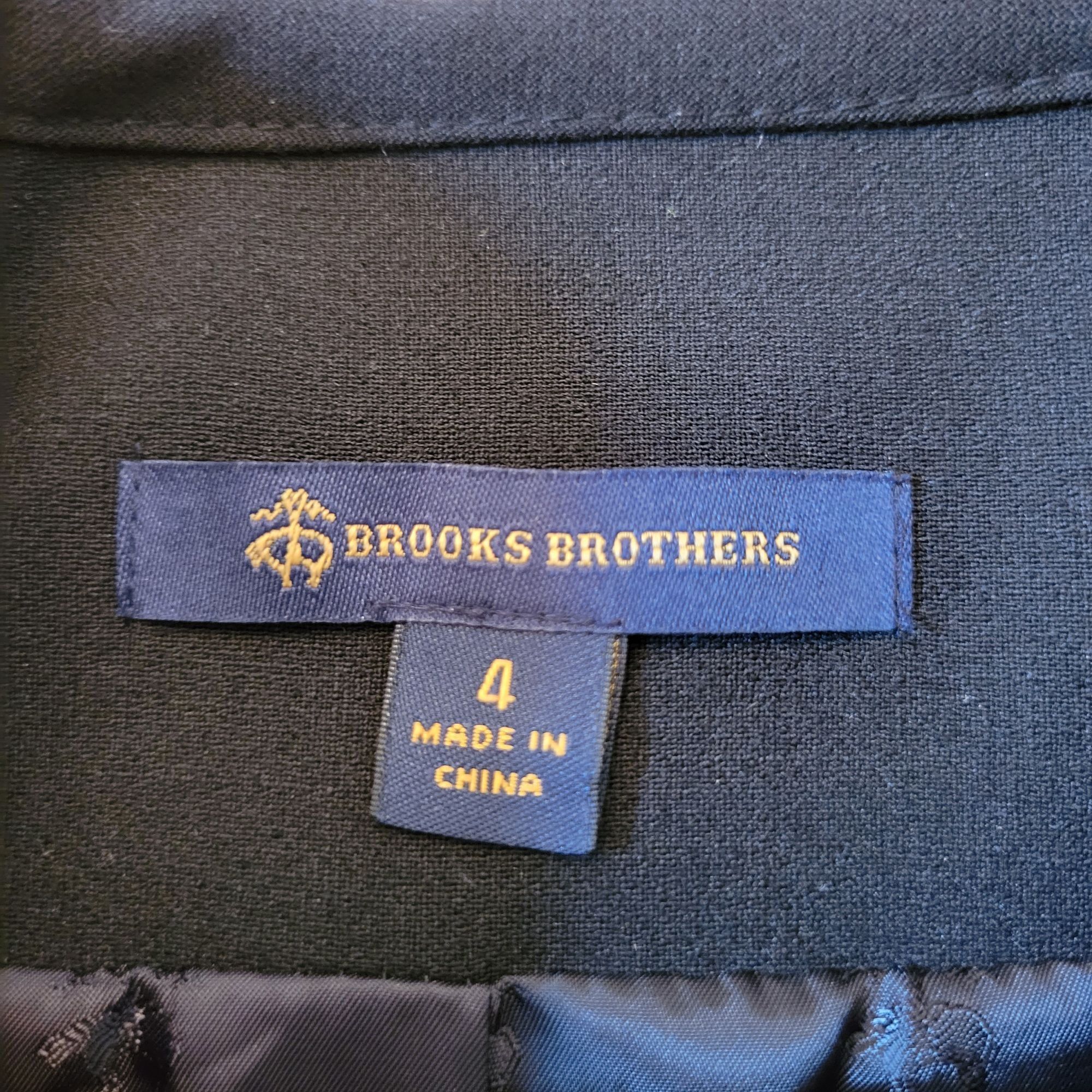 Brooks Brothers Brooks Brothers 4 Black Ruffle Trim Blazer Jacket Business F Size S / US 4 / IT 40 - 2 Thumbnail