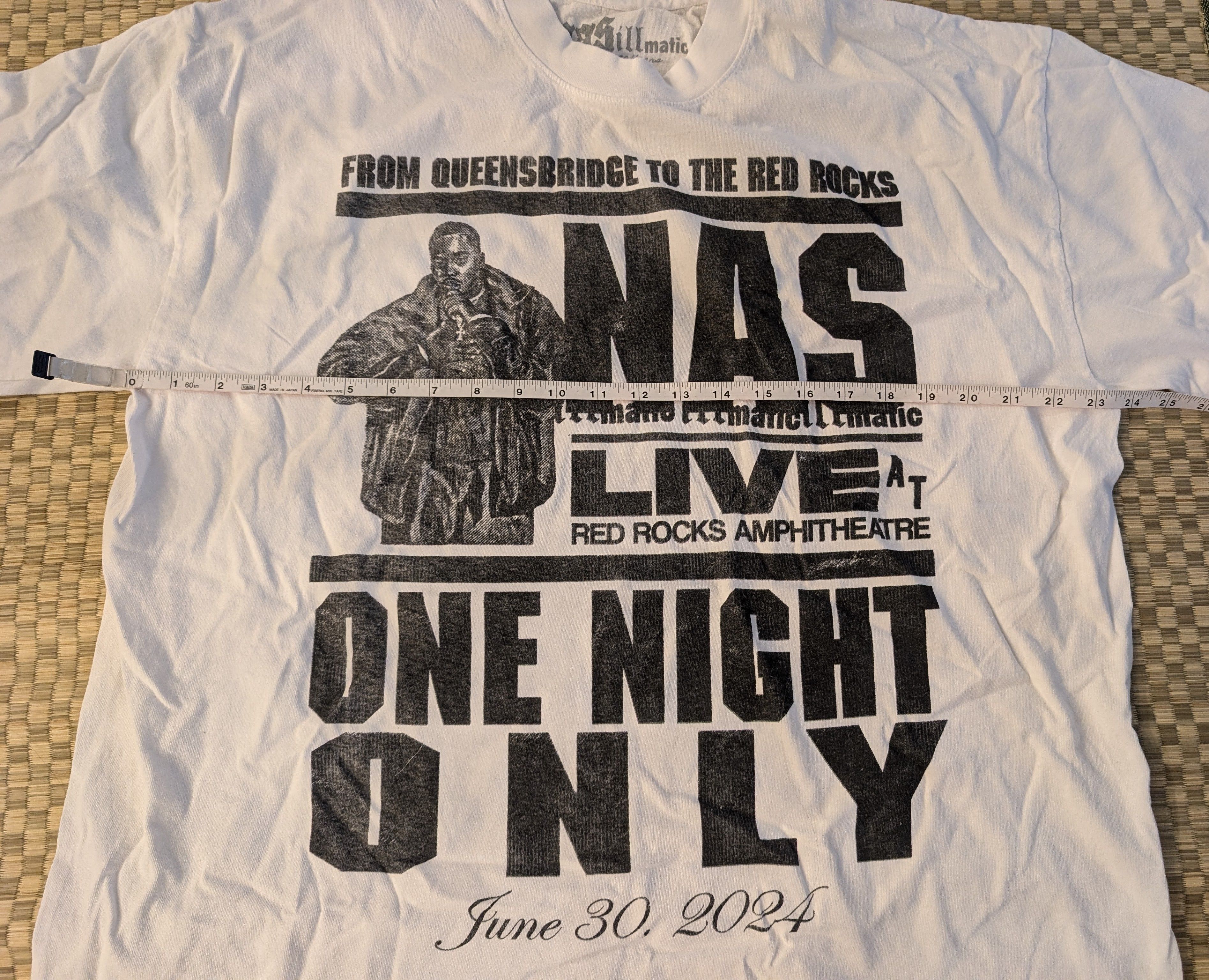 Nas NEW RARE Nas Red Rocks One Night Only T-shirt Size US L / EU 52-54 / 3 - 4 Thumbnail