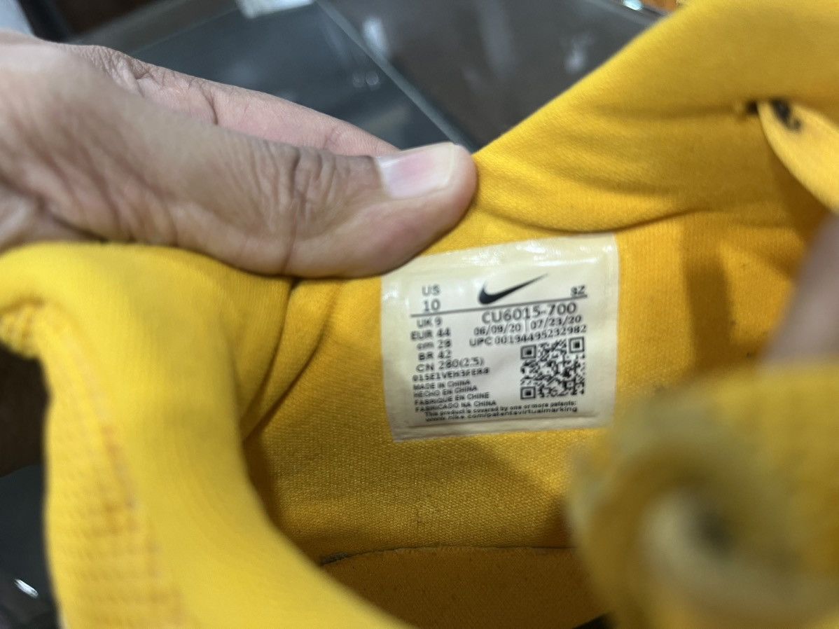Nike × Off-White Nike Off White Rubber Dunk University Gold Size US 10 / EU 43 - 9 Thumbnail