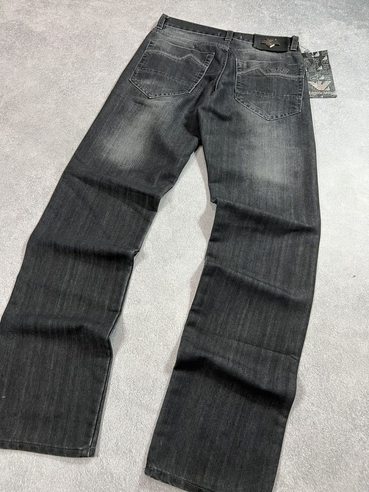 Hysteric Glamour 🖤VTG RICK OWENS HYSTERIC GLAMOUR STYLE DISTRESSED Y2K JEANS Size US 30 / EU 46 - 3 Thumbnail