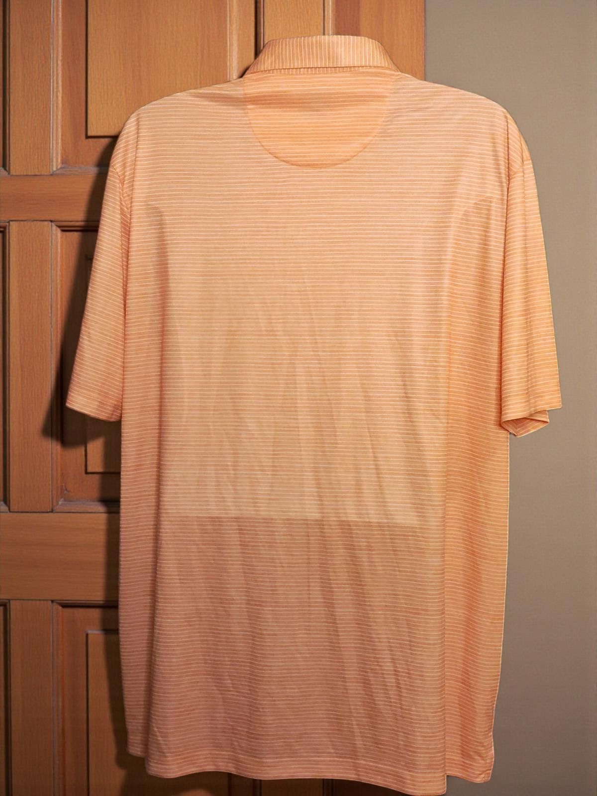 Other Greg Norman Collection Men's Orange Striped Polo Size 2XL Size US XXL / EU 58 / 5 - 5 Thumbnail