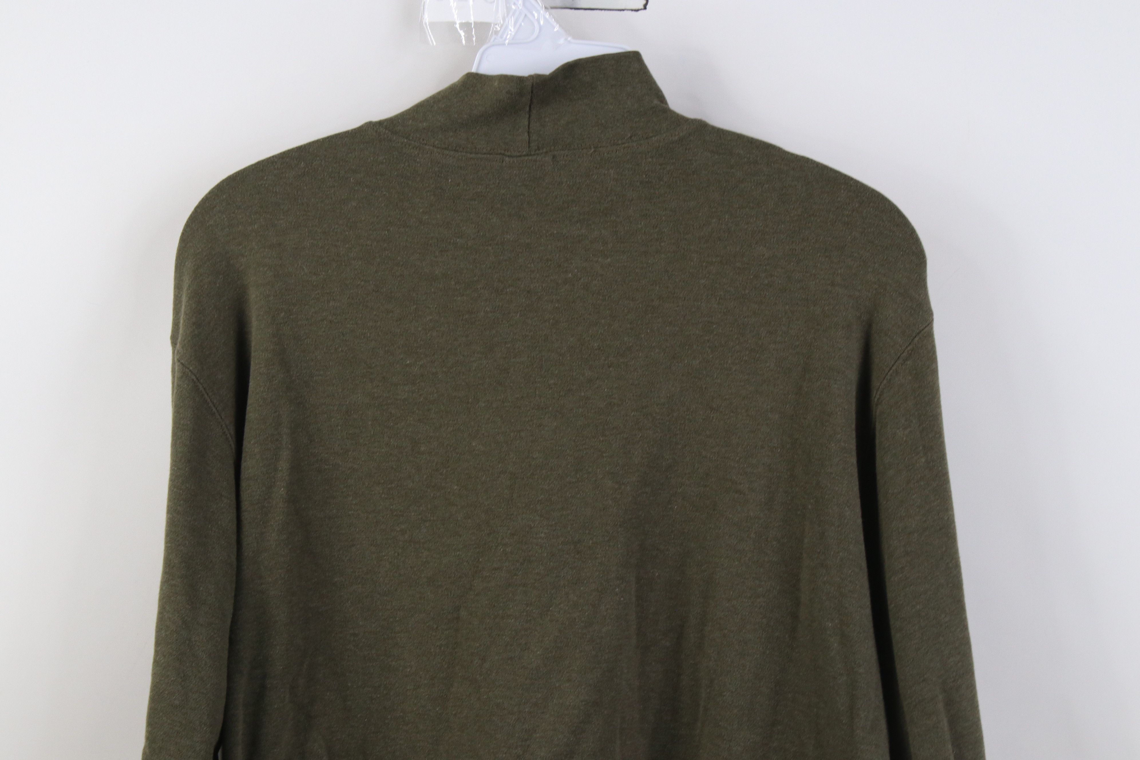 Lands' End Vintage 90s Lands End Mock Neck Long Sleeve T-Shirt USA Size US L / EU 52-54 / 3 - 13 Thumbnail