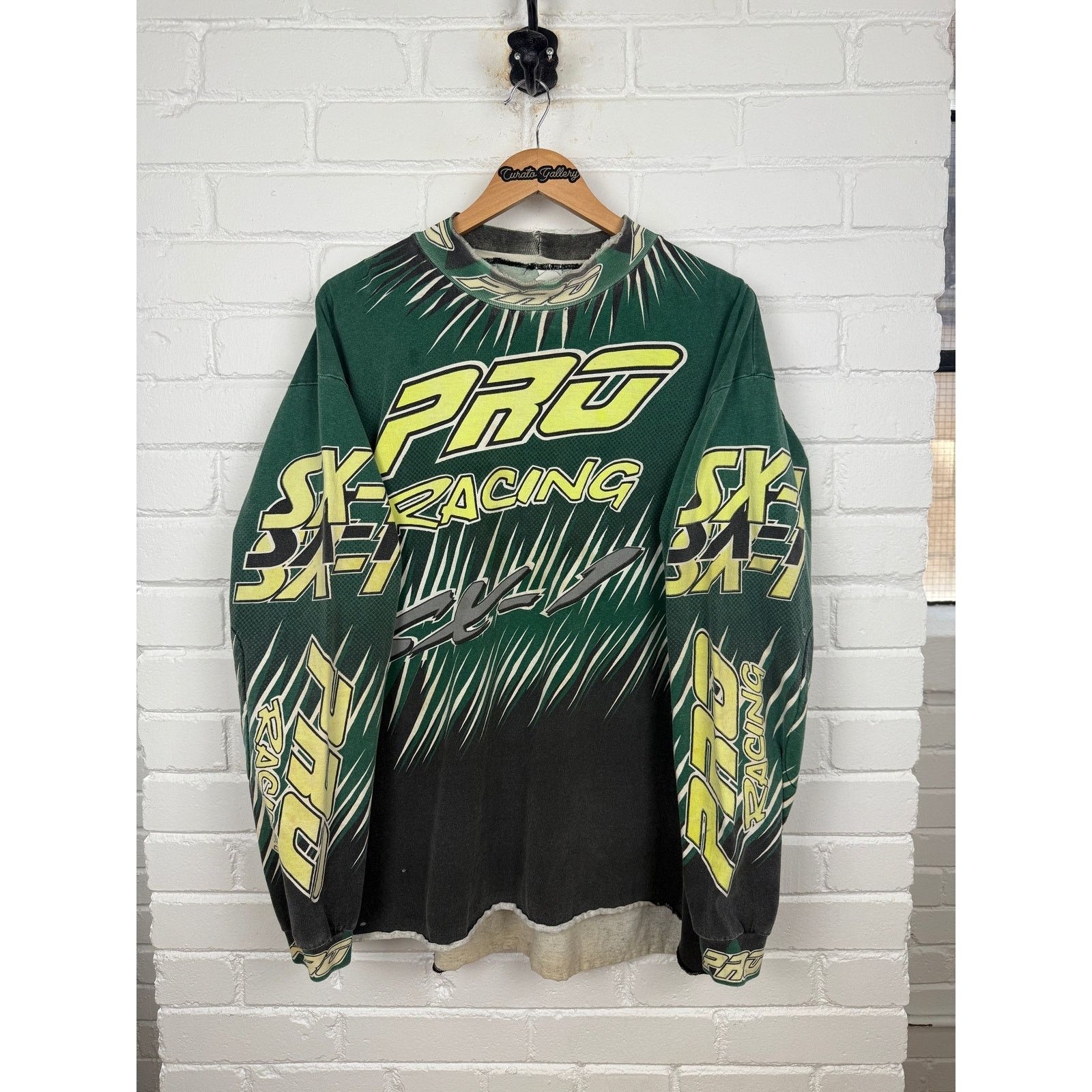 Vintage Vintage 90s Pro Racing SX1 All Over Print Motocross XL Size US XL / EU 56 / 4 - 1 Thumbnail