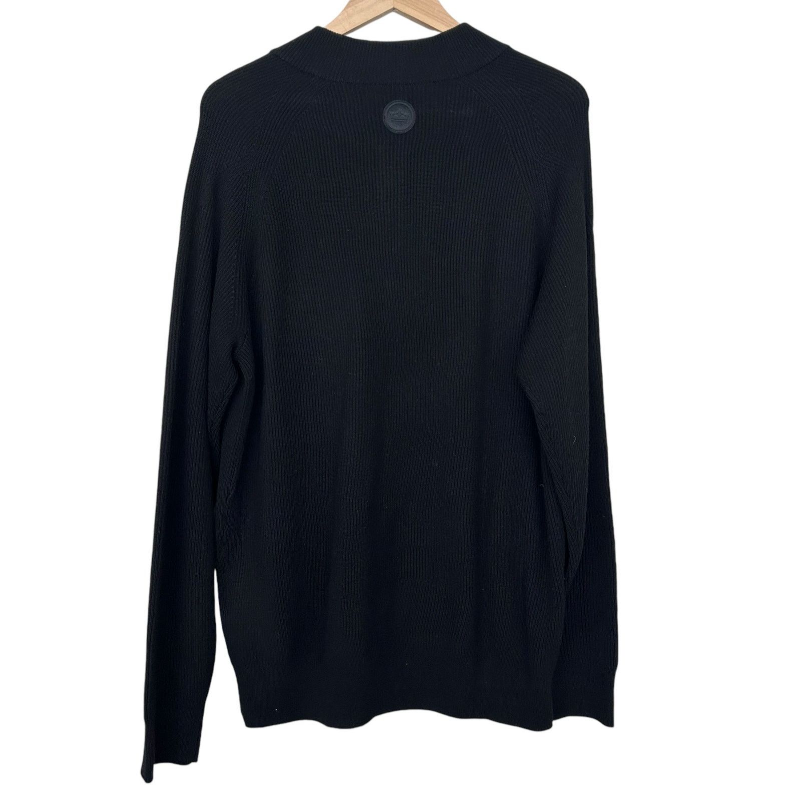 Peter Millar Peter Millar Crown Black Merino Wool Apres Ski Sweater Sz L Size US L / EU 52-54 / 3 - 6 Thumbnail