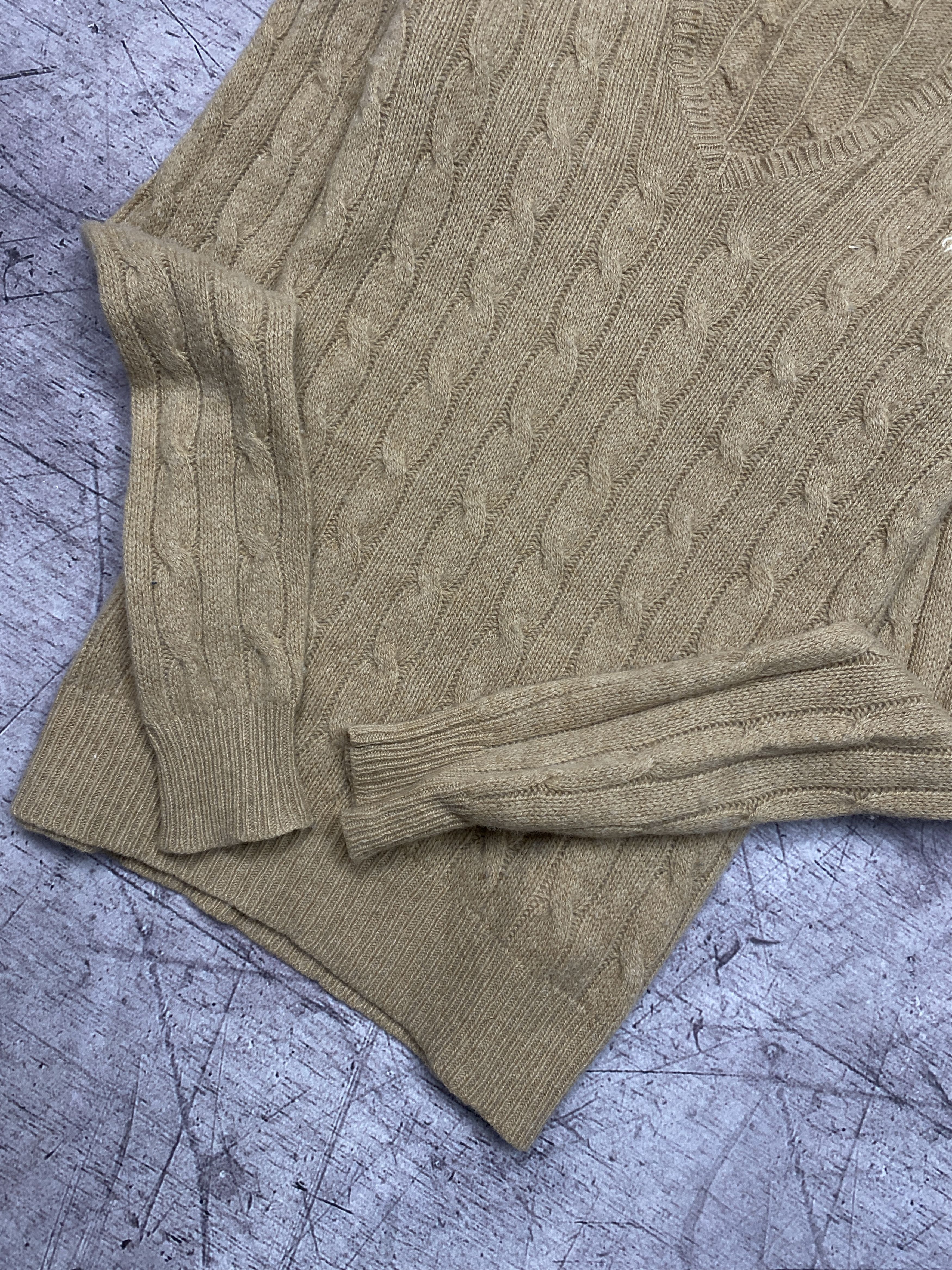 Polo Ralph Lauren × Ralph Lauren Polo Ralph Lauren Womens Wool Knit V-Neck Sweater Size XS / US 0-2 / IT 36-38 - 3 Thumbnail