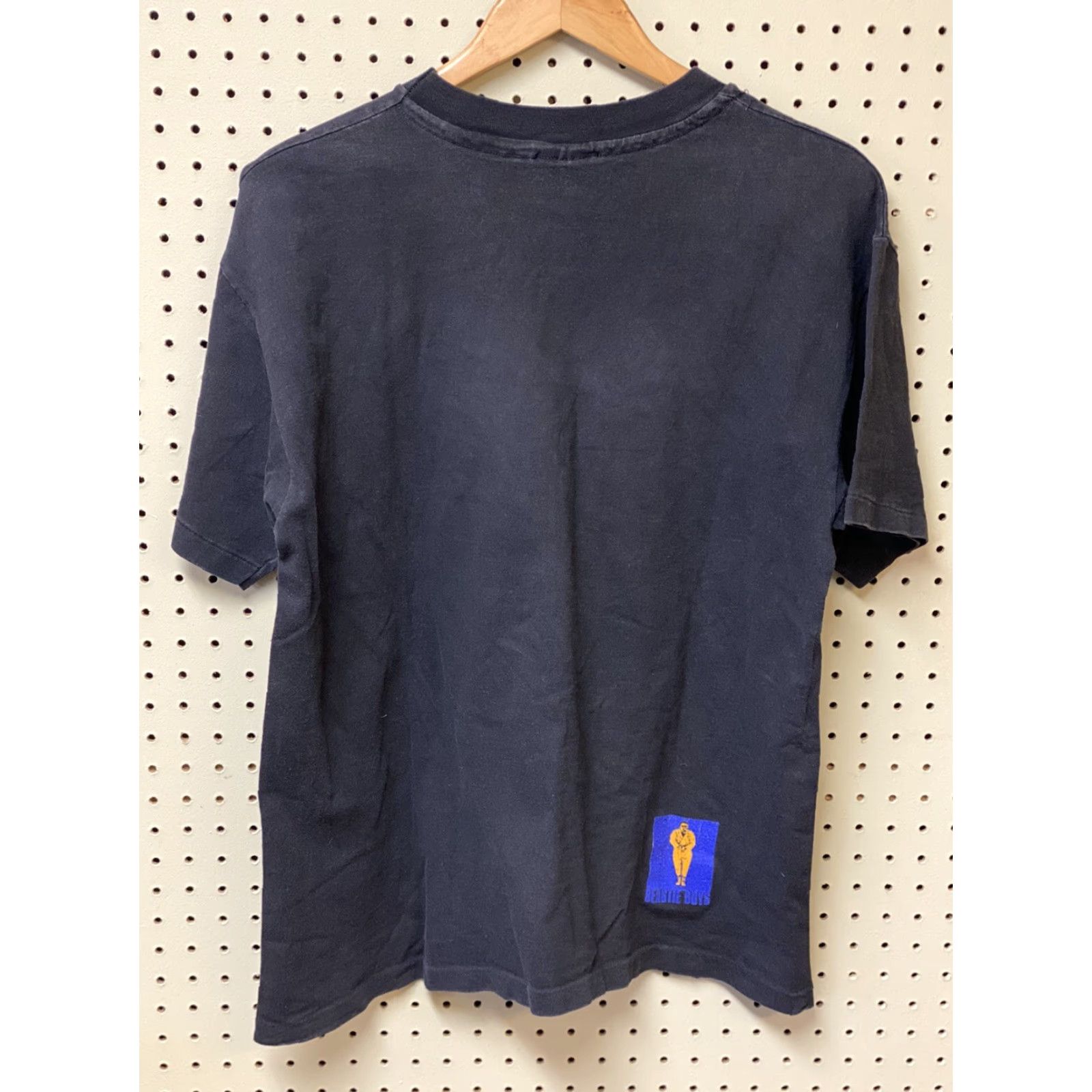 Hanes VINTAGE Beastie Boys Black T-Shirt Mens Large Single Stitch Crew Neck 90s Rap Hanes Cotton Men Size US L / EU 52-54 / 3 - 2 Thumbnail
