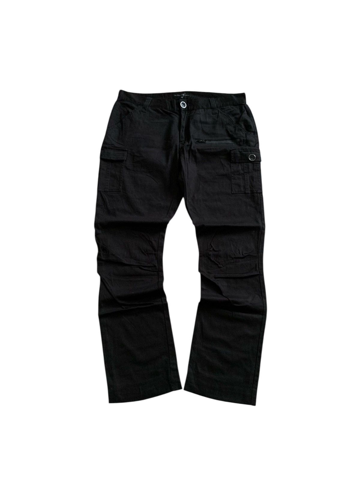 If Six Was Nine In The Attic Homme Bikers Cargo Flared Pants Size US 32 / EU 48 - 1 Thumbnail