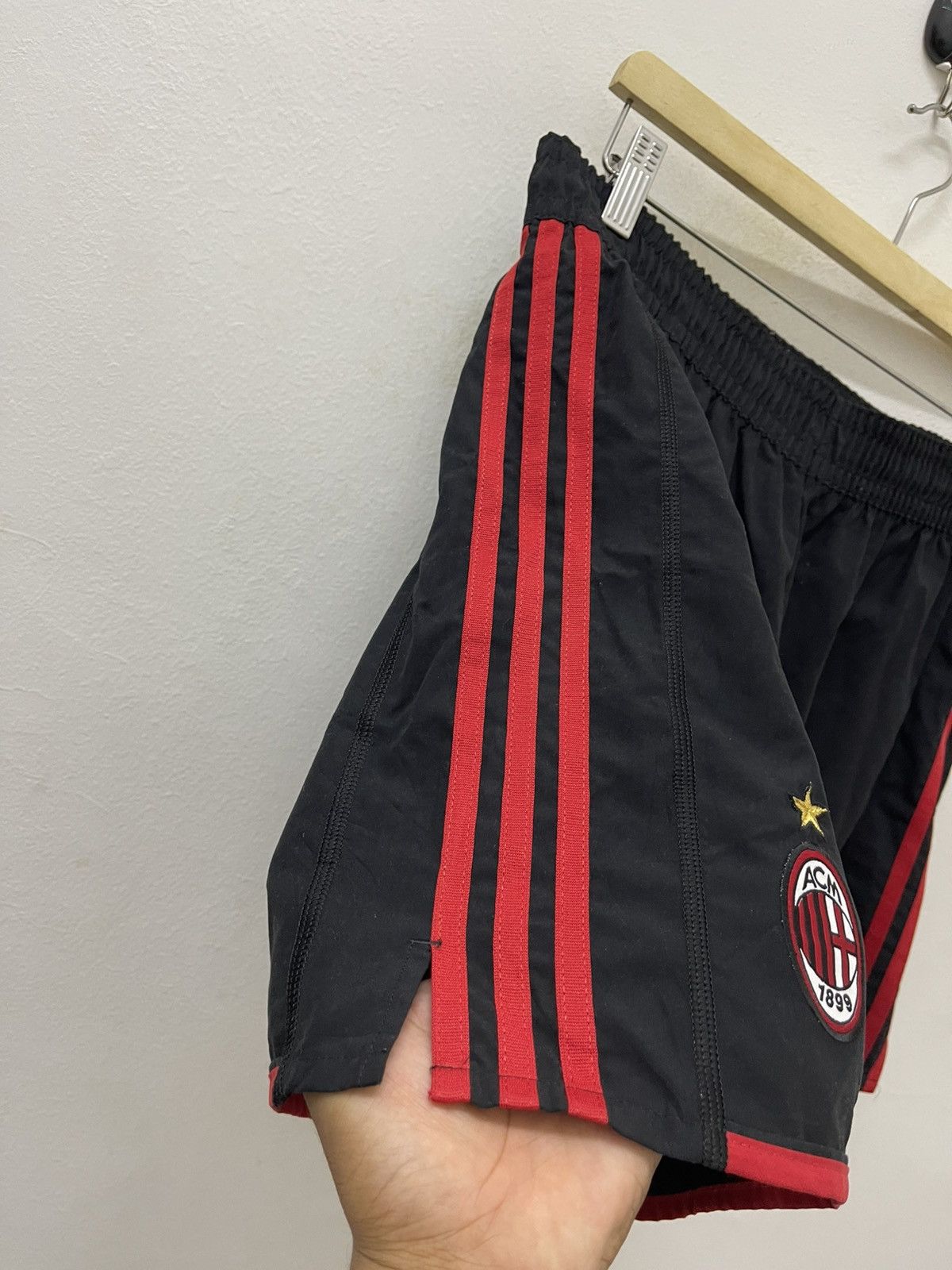 Adidas Rare Y2k Vintage ADIDAS AC Milan Climalite Size US 32 / EU 48 - 5 Thumbnail