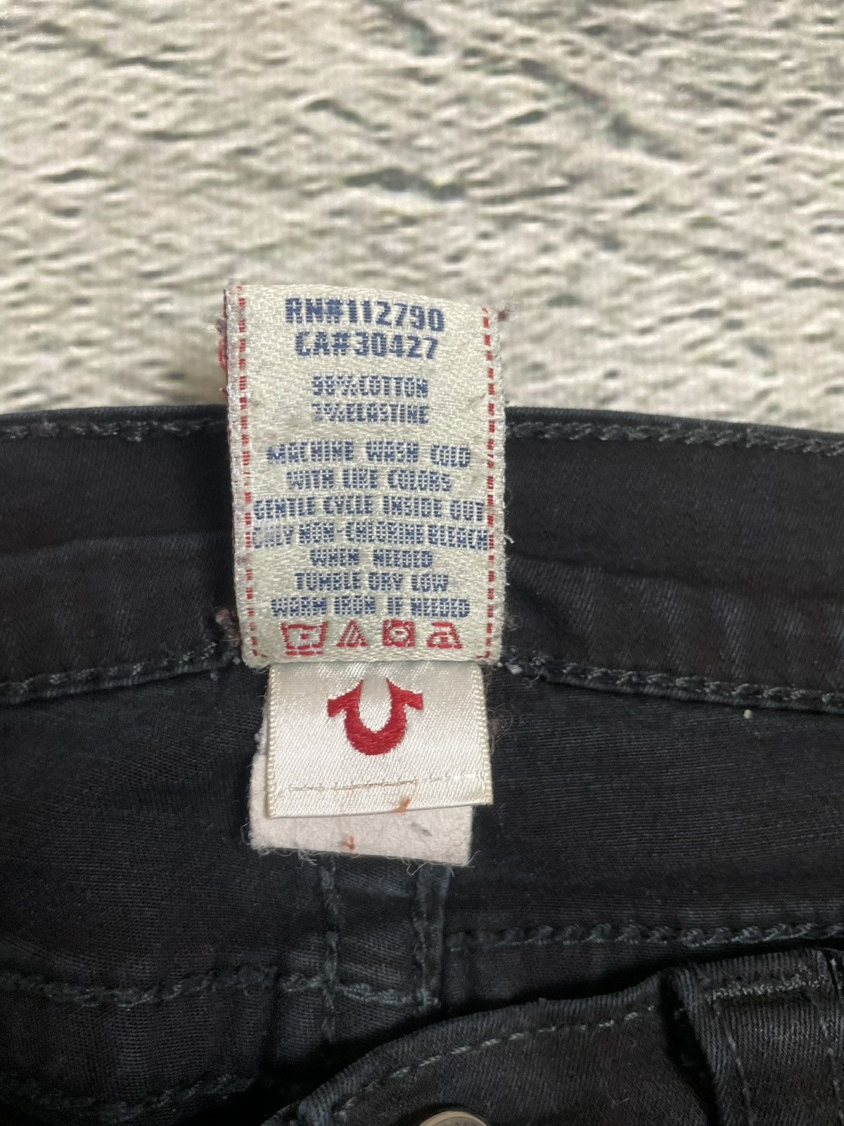 True Religion True Religion jeans biker black vintage Y2K slim skinny Size 26" / US 2 / IT 38 - 10 Thumbnail