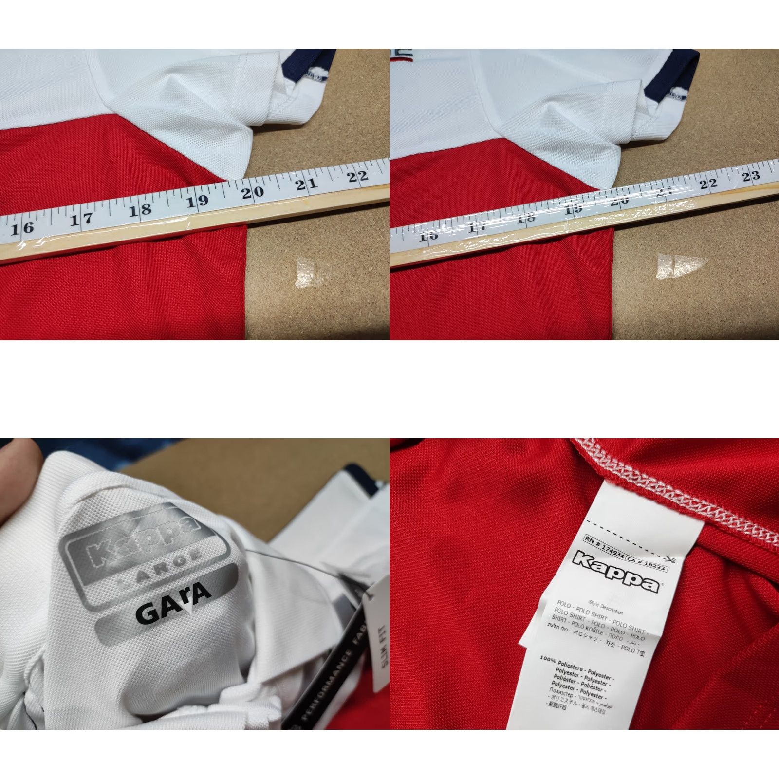 Kappa KAPPA GARA Norway Polo Shirt Womens Size L Ladies Norge Performance Short Sleeve Shirt Size L / US 10 / IT 46 - 9 Thumbnail