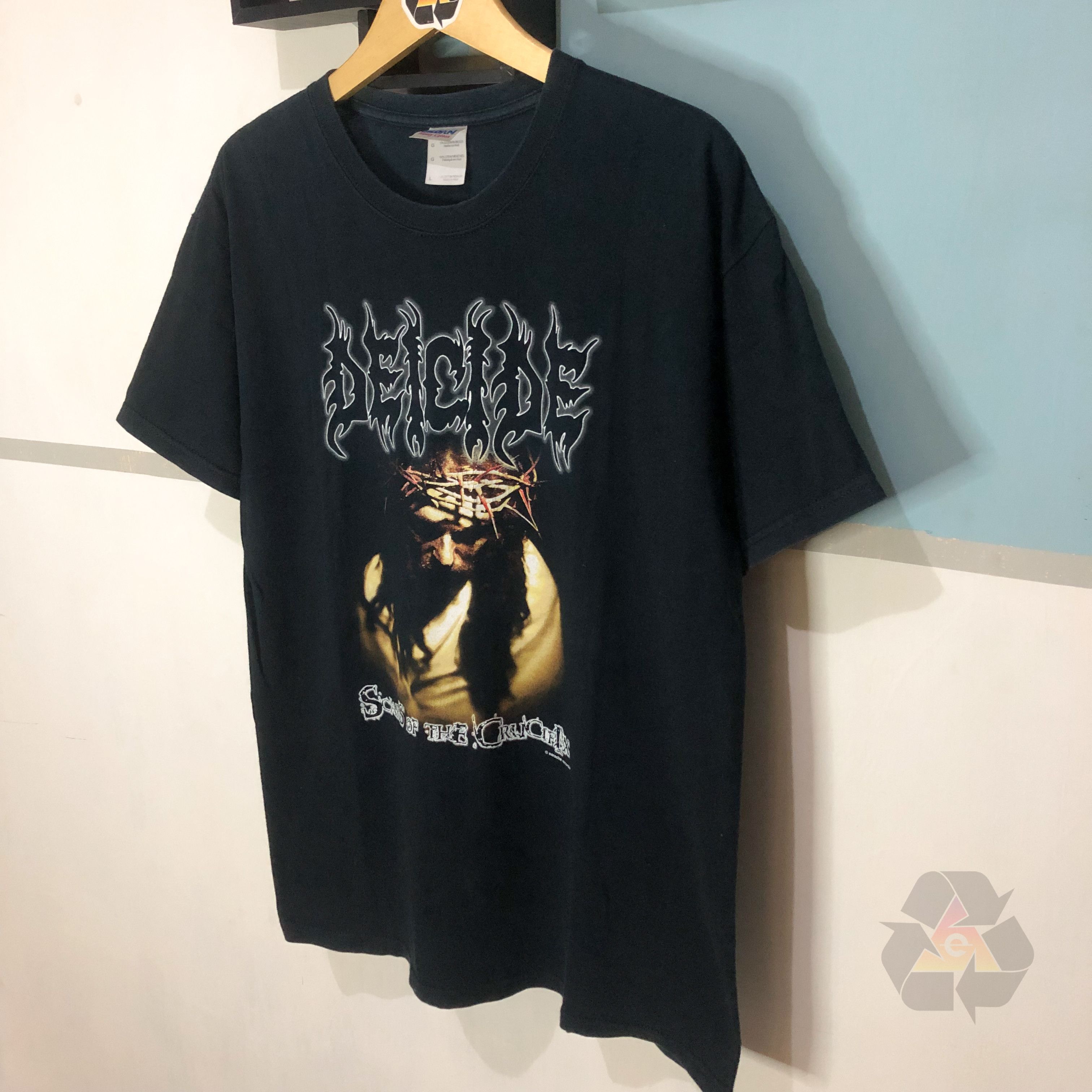 Band Tees × Vintage Vintage Deicide Scars Of The Crucifix T-Shirt Size US L / EU 52-54 / 3 - 3 Thumbnail