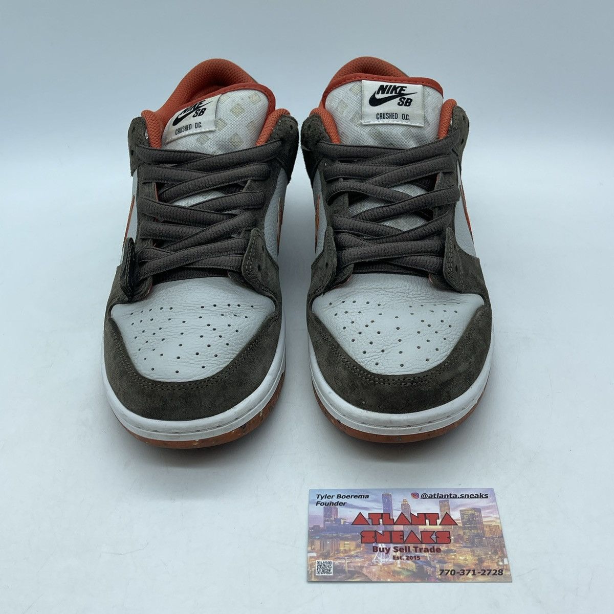 Nike Crushed D.C. x Dunk low golden hour Size US 9 / EU 42 - 2 Thumbnail