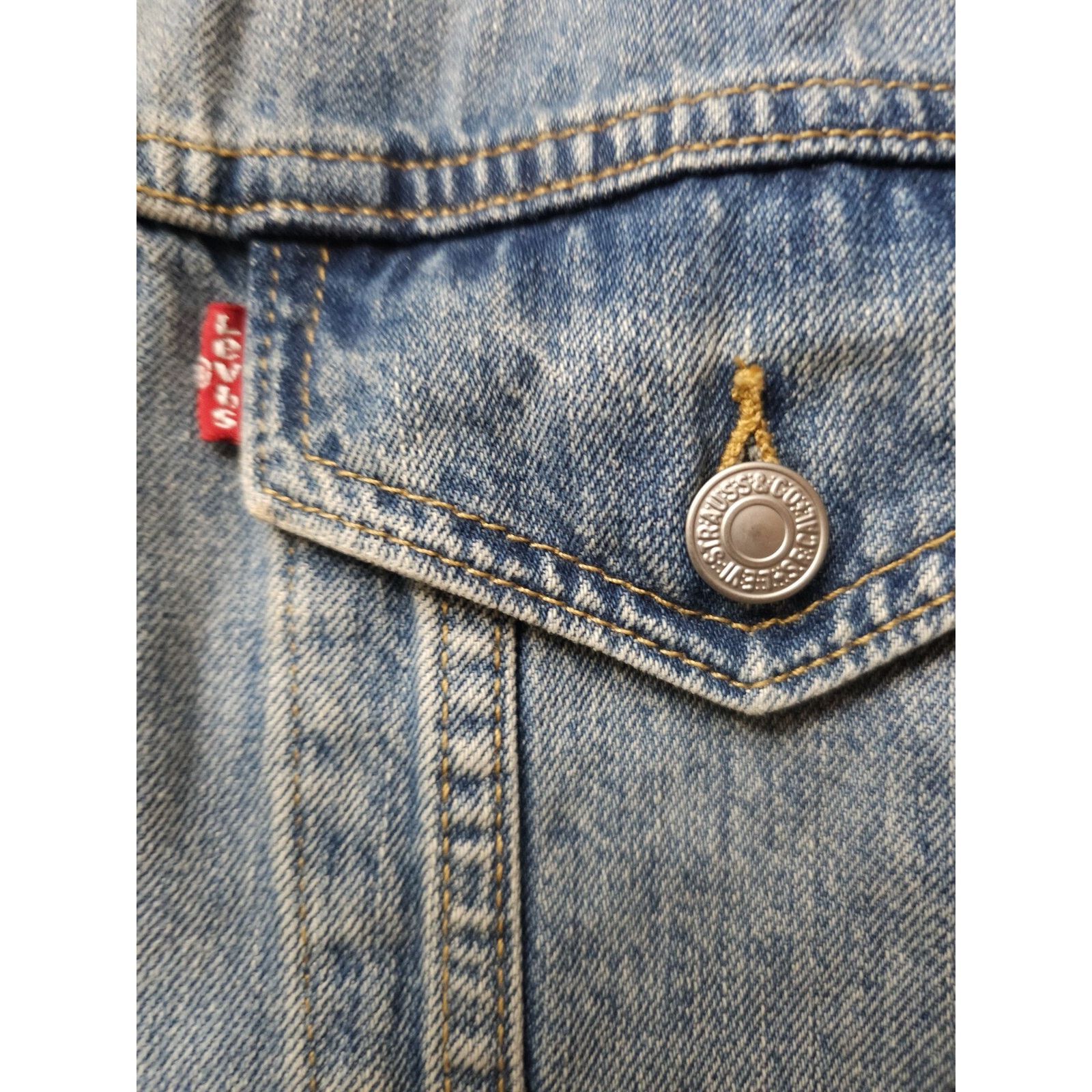 Levi's Levi Strauss Signature Men's 90s Baggy Trucker Denim Size M Size US M / EU 48-50 / 2 - 5 Thumbnail