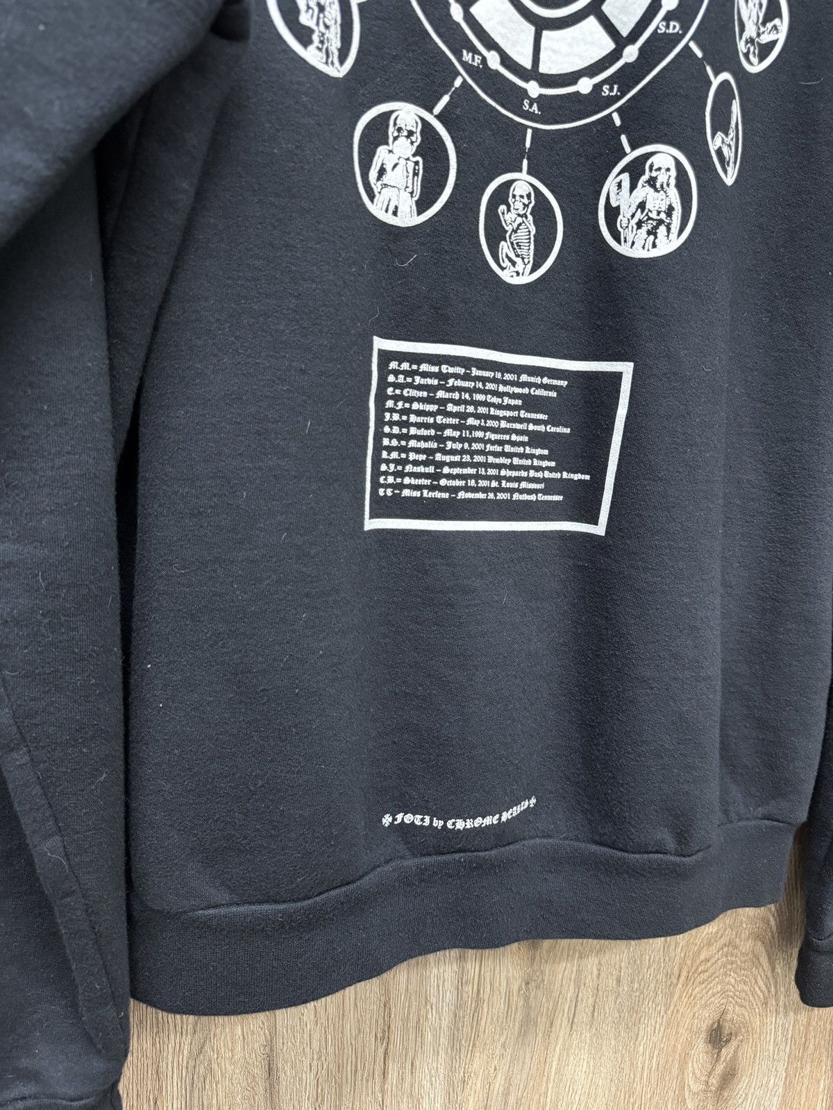 Chrome Hearts Chrome Hearts Foti Zip Up Hoodie Size US L / EU 52-54 / 3 - 8 Thumbnail