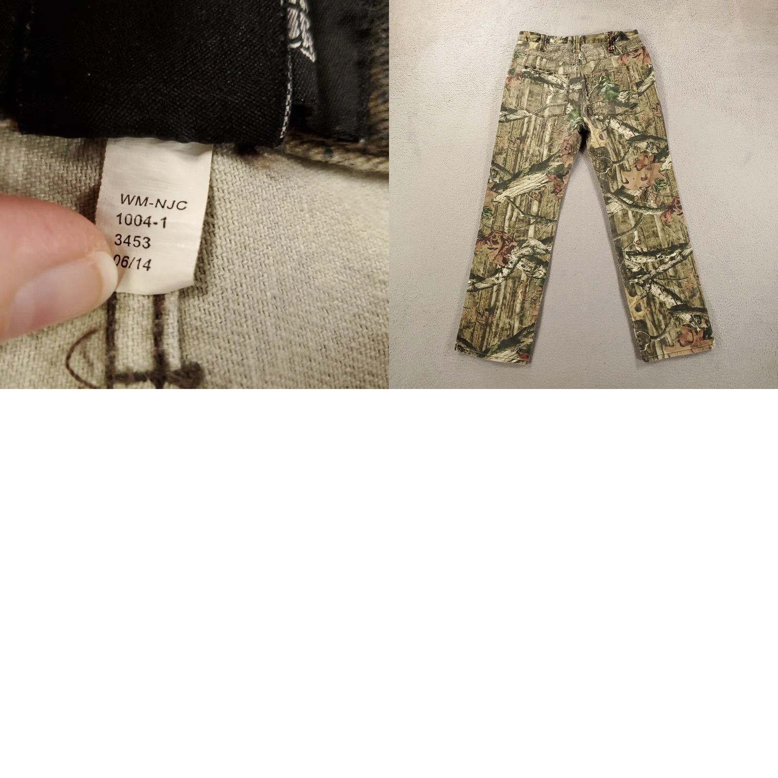 Vintage Mossy Oak Camo Jeans Mens 34x34 Denim Hunting Breakup Infinity Hunters Pants Jeans Size US 34 / EU 50 - 8 Thumbnail