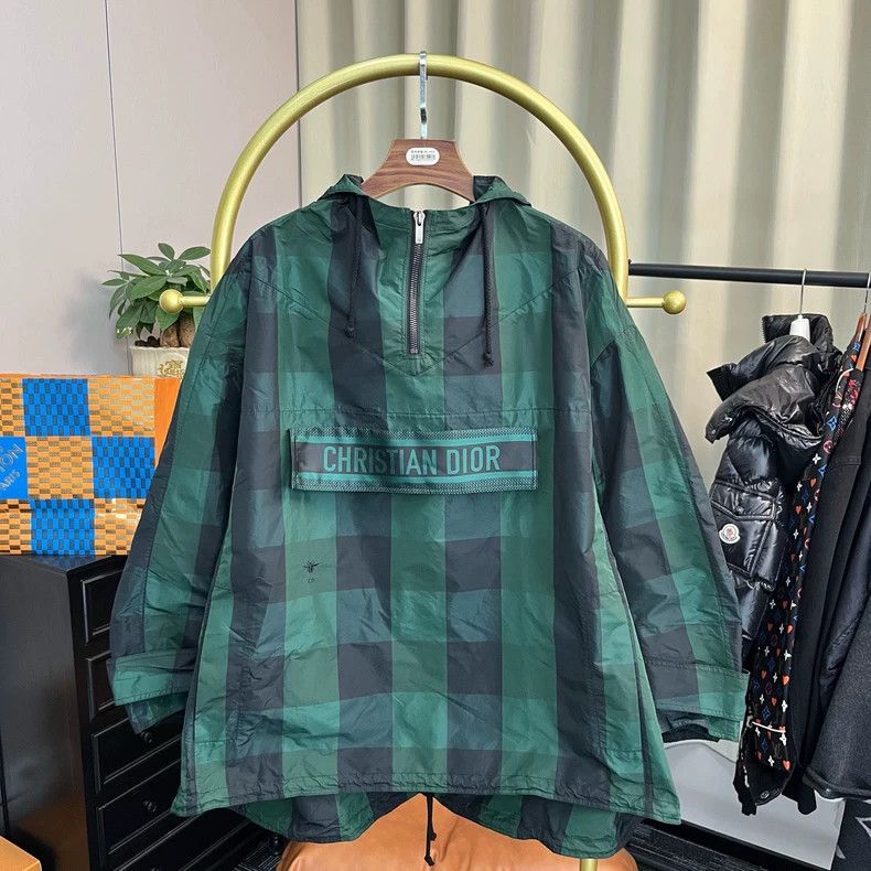 Dior Dior Black and gray plaid logo windbreaker jacket Size US S / EU 44-46 / 1 - 1 Thumbnail