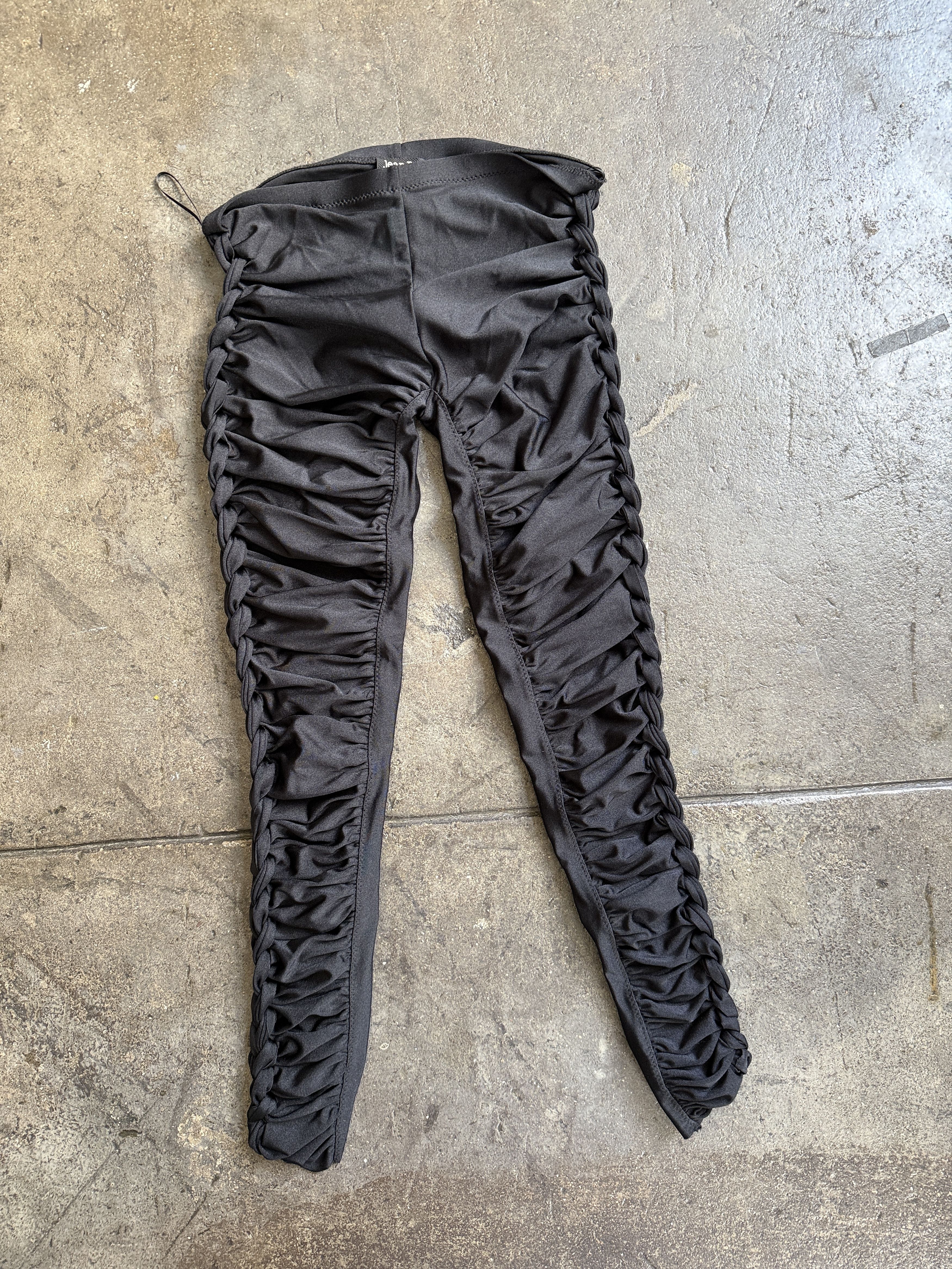 Jean Paul Gaultier JPG Early 2000's Brand New Twisted Capri Tights Size 26" / US 2 / IT 38 - 1 Thumbnail
