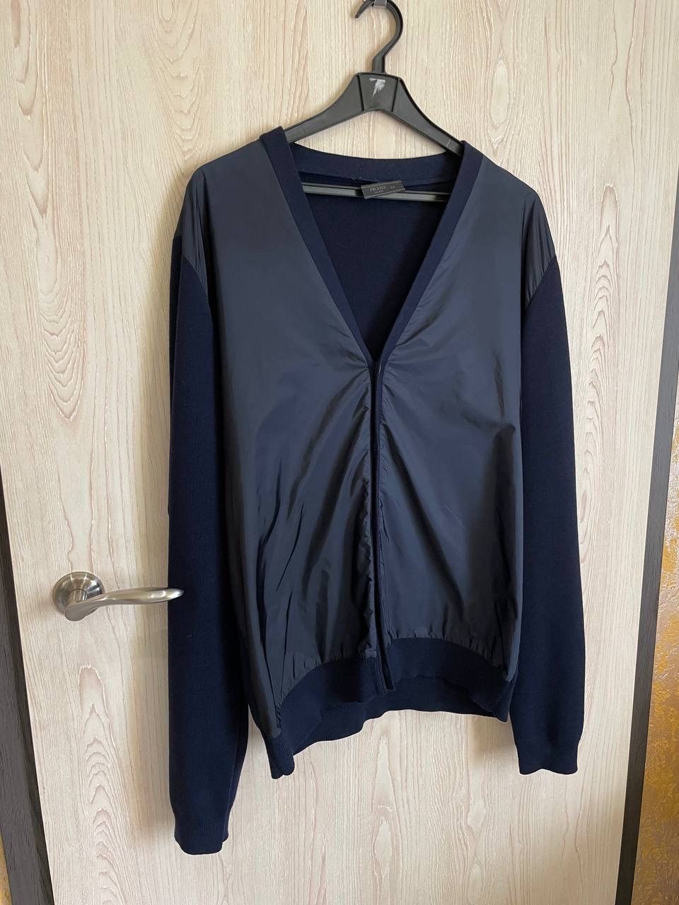 Prada Wool Cardigan Prada Nylon Size US L / EU 52-54 / 3 - 3 Thumbnail