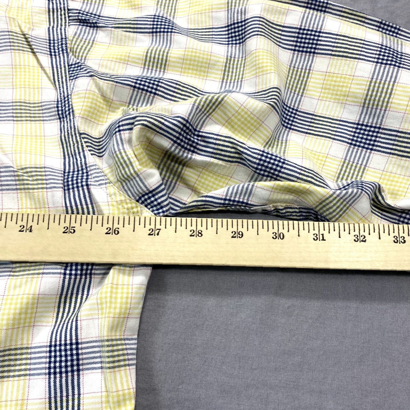 Vintage Cinch Shirt Mens XL Blue Yellow White Pearl Snap Cowboy Western Casual Plaid Cotton Button-Up Collared 3 Pocket SX? Size US XL / EU 56 / 4 - 7 Thumbnail