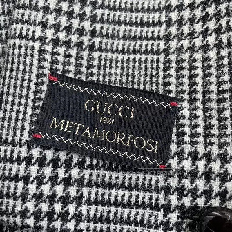 Gucci gucci fw22 checked print collar jacket. Size L / US 10 / IT 46 - 3 Thumbnail