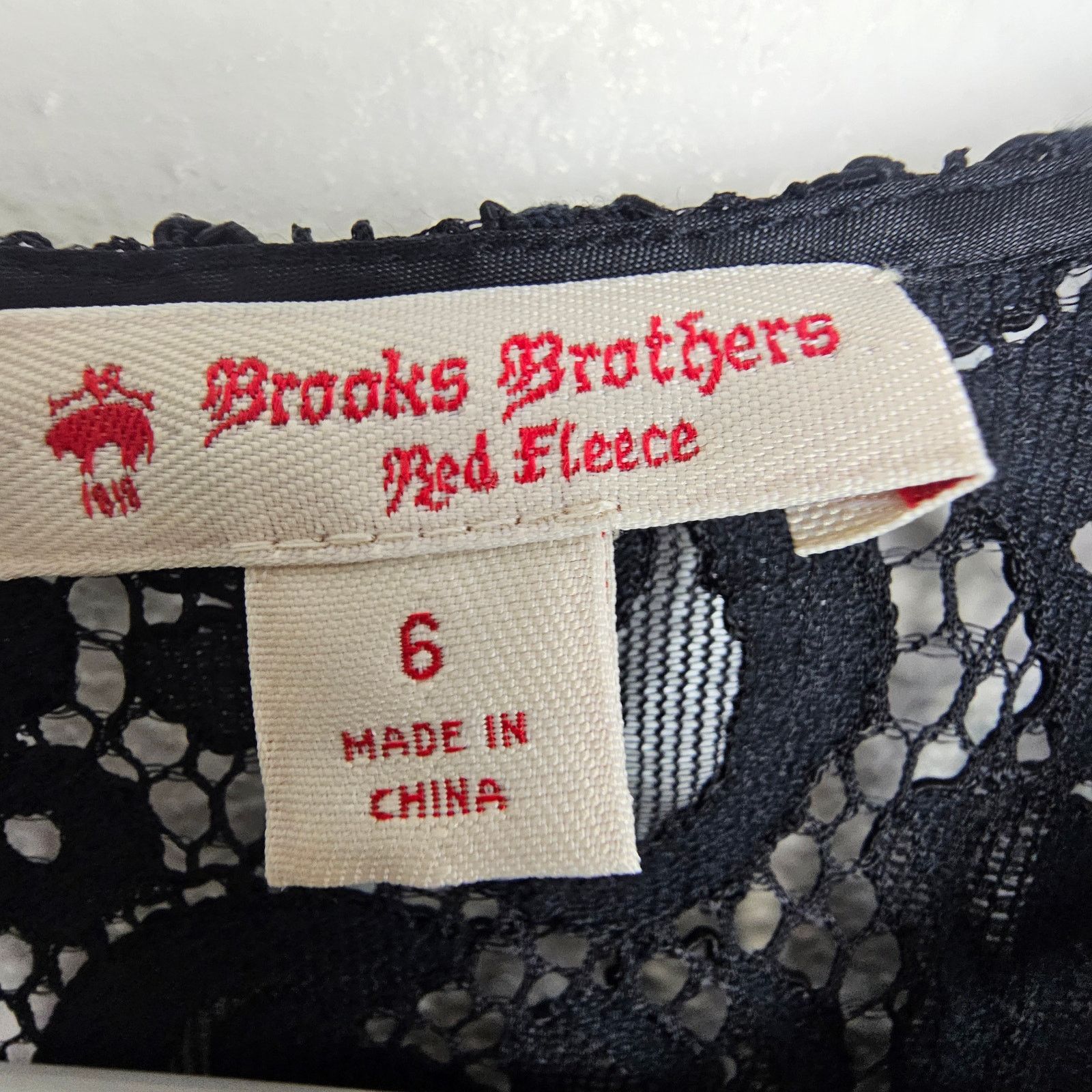 Brooks Brothers Brooks Brothers Red Fleece Women Floral Lace Blouse 6 Preppy Size M / US 6-8 / IT 42-44 - 6 Thumbnail