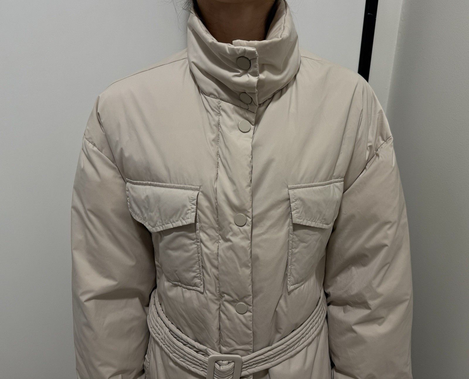 Vintage DDP Meotine Emma Down Puffer Jacket Beige Size XS/S Size S / US 4 / IT 40 - 6 Thumbnail