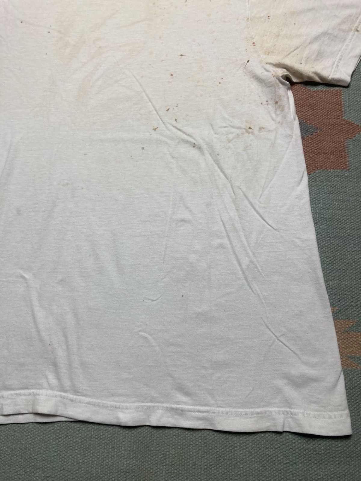 Vintage 90s y2k blank white t shirt BVD grunge soft cotton men’s XL Size US XL / EU 56 / 4 - 4 Thumbnail