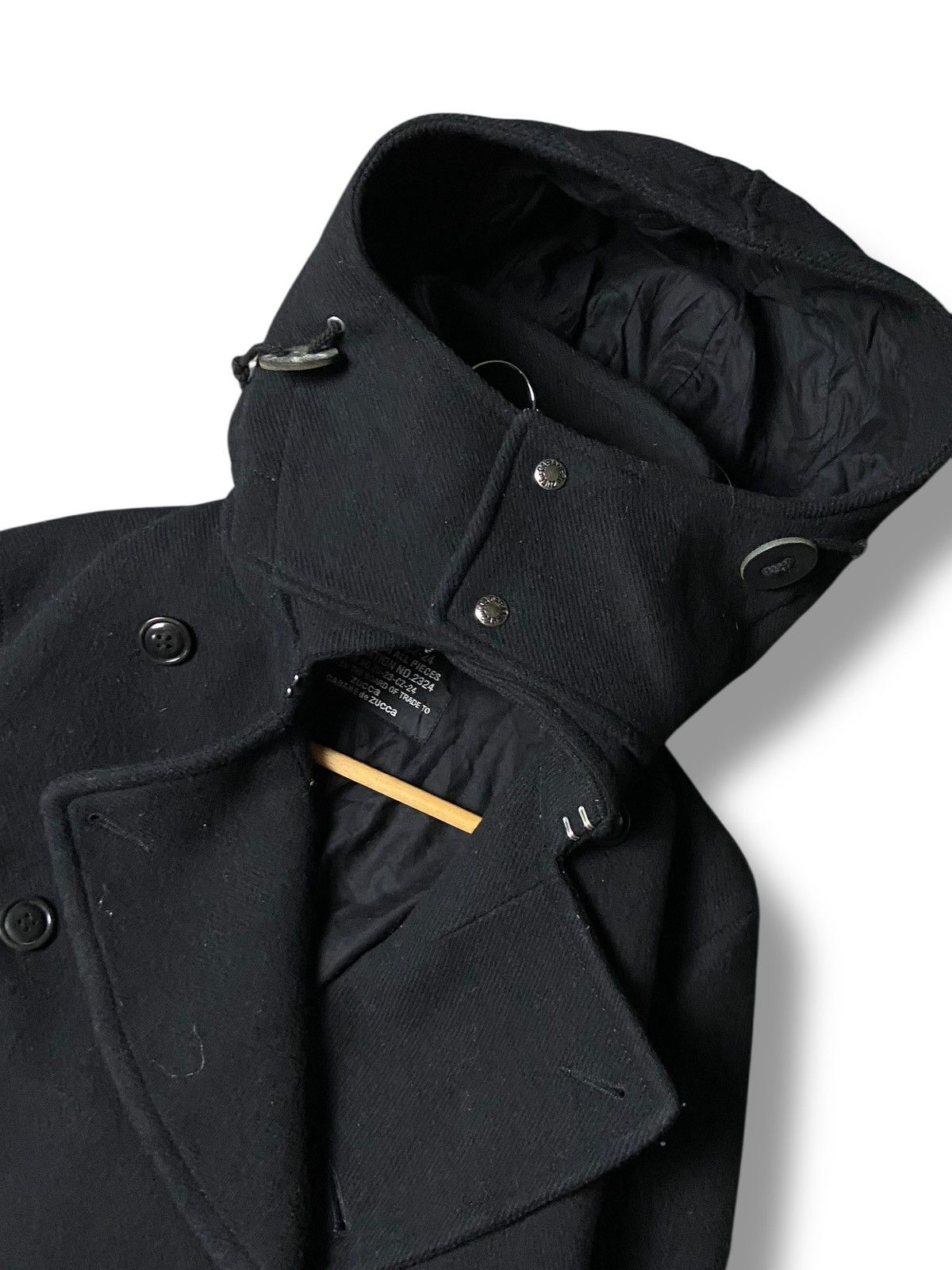 CABANE de ZUCCa Cabane De Zucca Double Breasted Wool Coat (163) Size US M / EU 48-50 / 2 - 3 Thumbnail