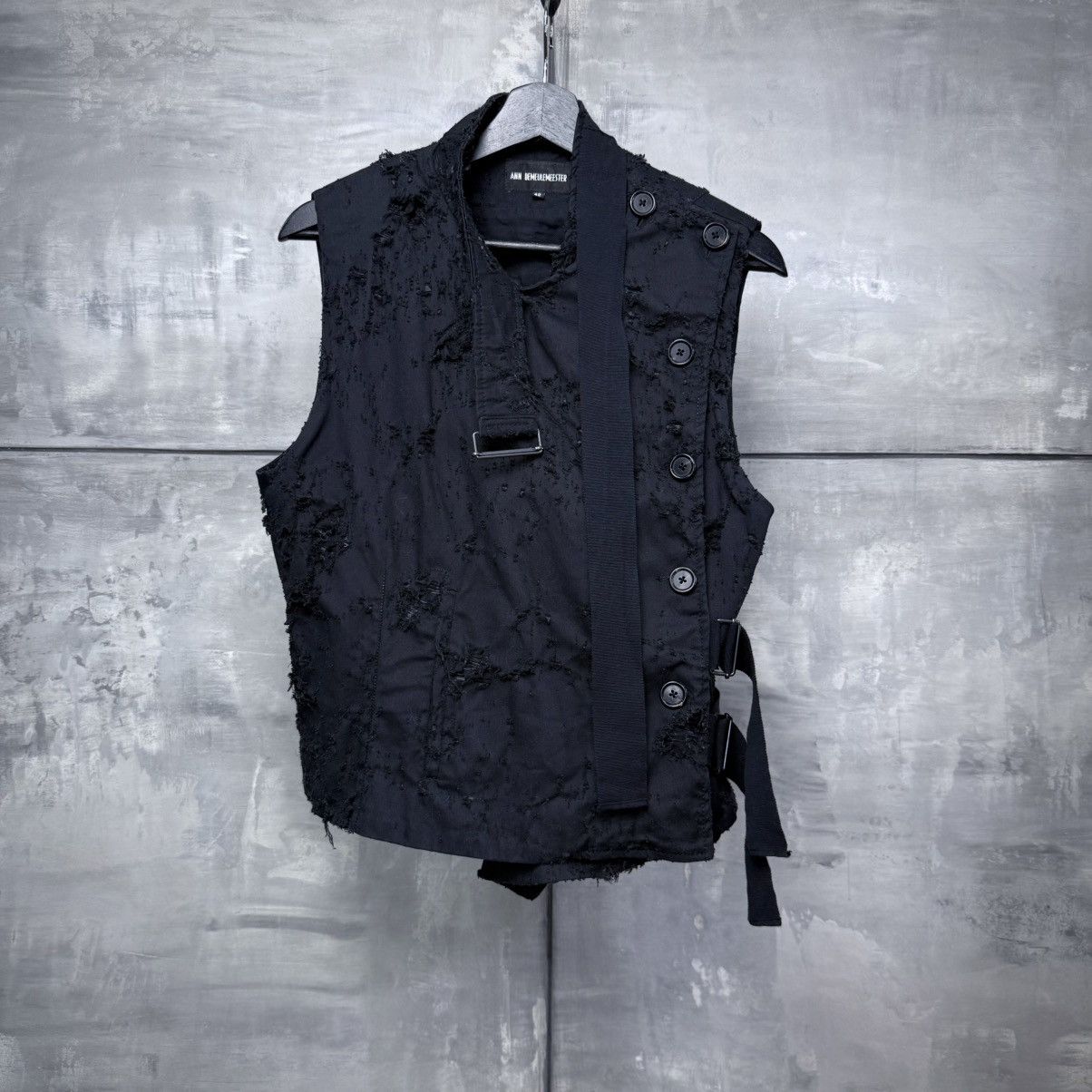 Ann Demeulemeester Distressed suit XS-M Size 44S - 2 Thumbnail