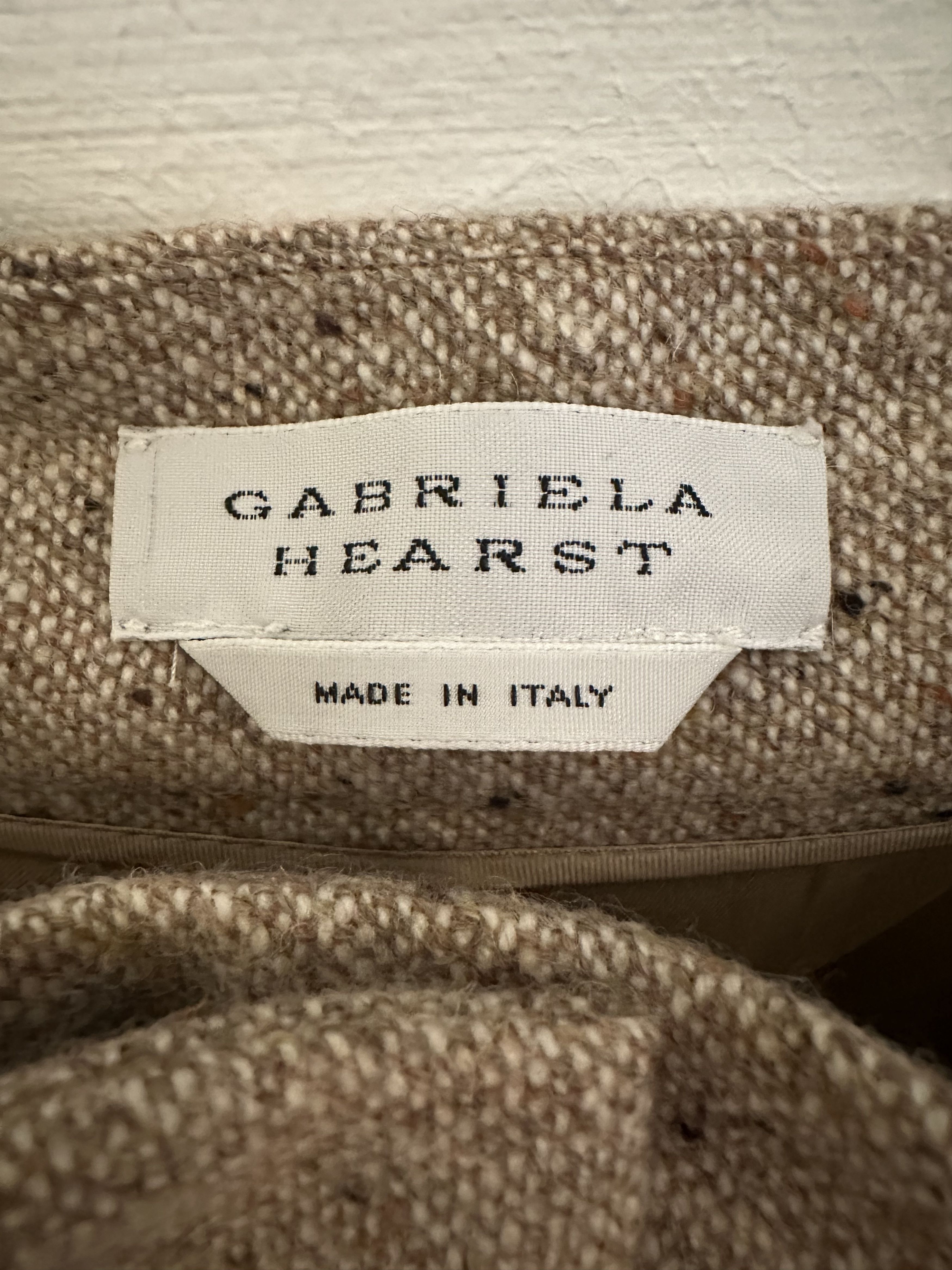 Gabriela Hearst Josh Pant in oatmeal multi Size 32" / US 10 / IT 46 - 3 Thumbnail