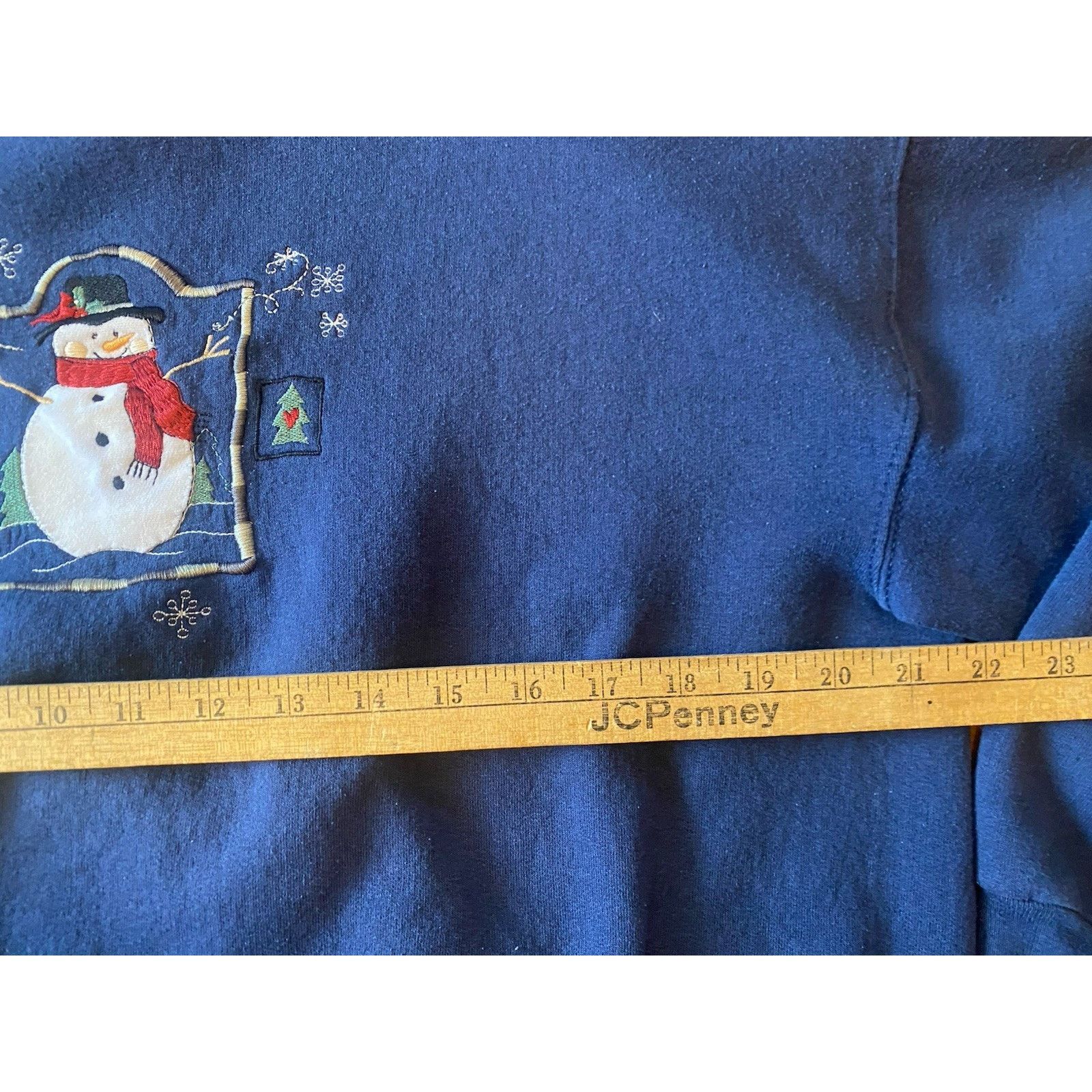 Vintage VTG Top Stitch Double Collar Snowman Sweatshirt Women’s L Size L / US 10 / IT 46 - 5 Thumbnail