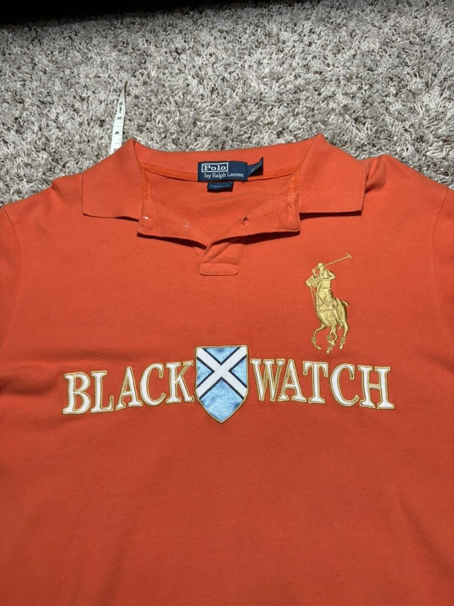 Polo Ralph Lauren Polo Ralph Lauren Blackwatch Polo Orange Tee Size US XL / EU 56 / 4 - 2 Thumbnail