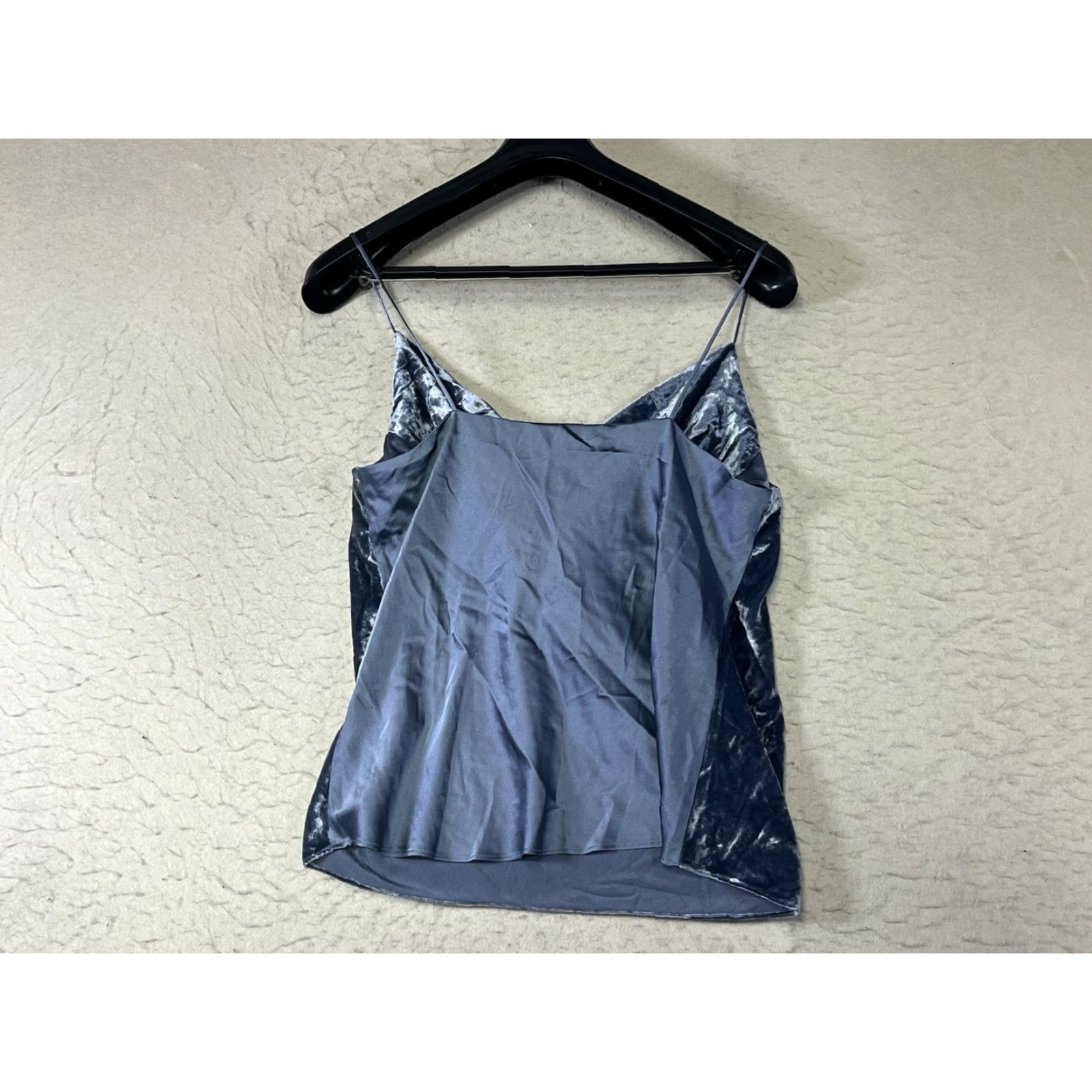 Hudson Hudson Camisole Blue Velvet Cowl Neck Tank Size Large Women Shirt/Top Party/Cocktail Velvet Sleeveless Strappy Size L / US 10 / IT 46 - 2 Thumbnail