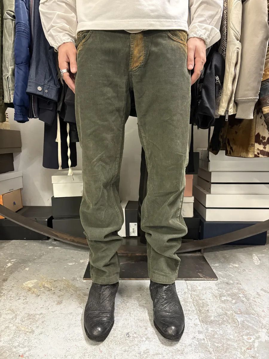 Dolce & Gabbana AW2006 Dolce & Gabbana Green Velvet Pants Size US 32 / EU 48 - 3 Thumbnail