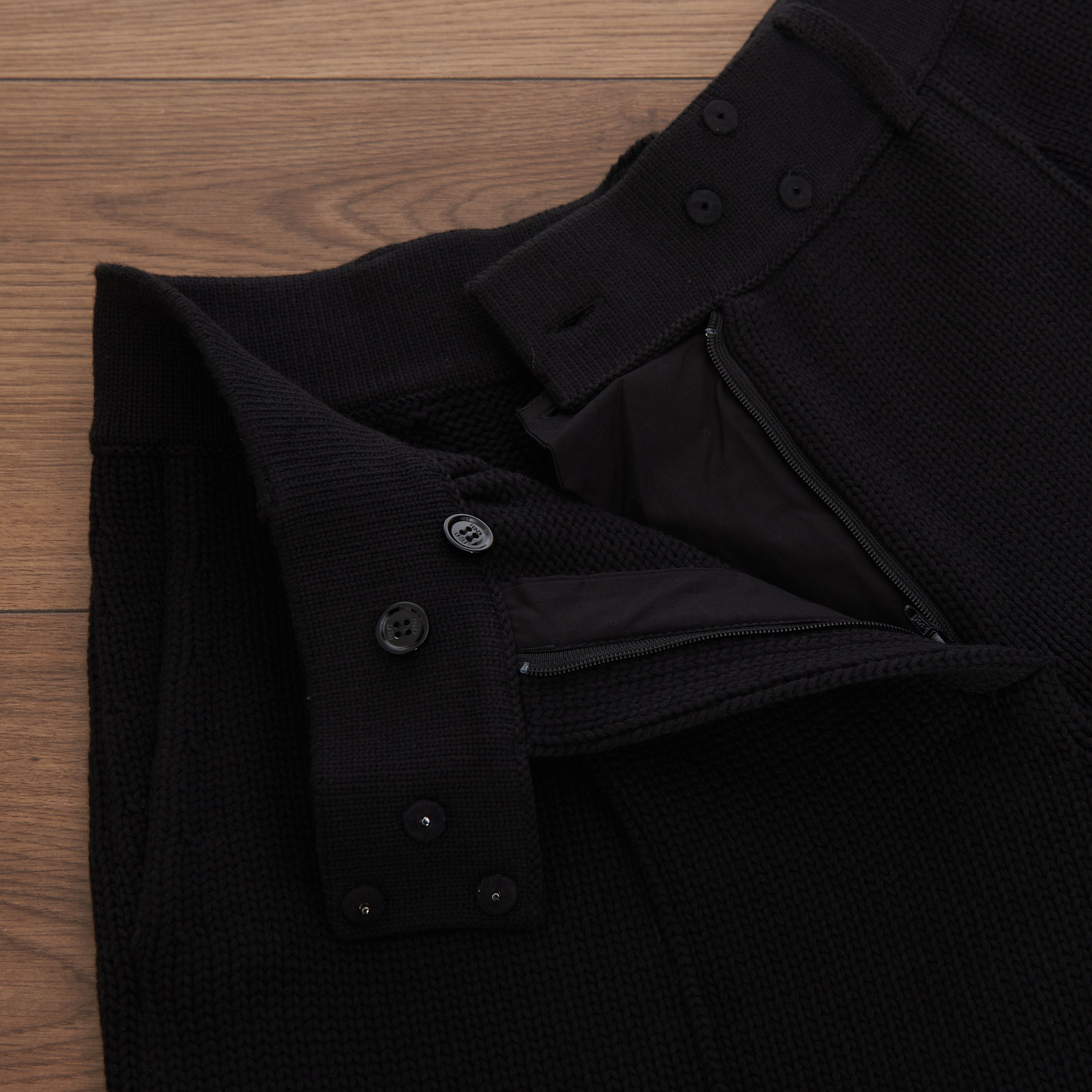 Fendi Knitted Trousers In Black Cotton Blend Size 30" / US 8 / IT 44 - 13 Thumbnail