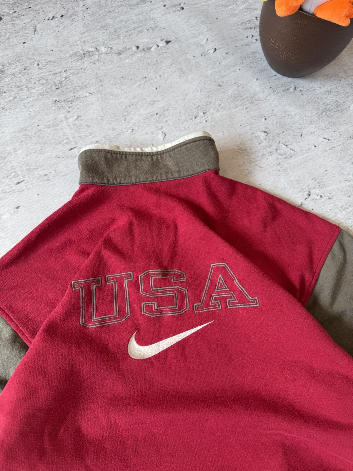 Nike × Vintage NIKE USA VINTAGE 00s OVERSIZE BAGGY SWEATSHIRT CENTER LOGO Size US L / EU 52-54 / 3 - 11 Thumbnail