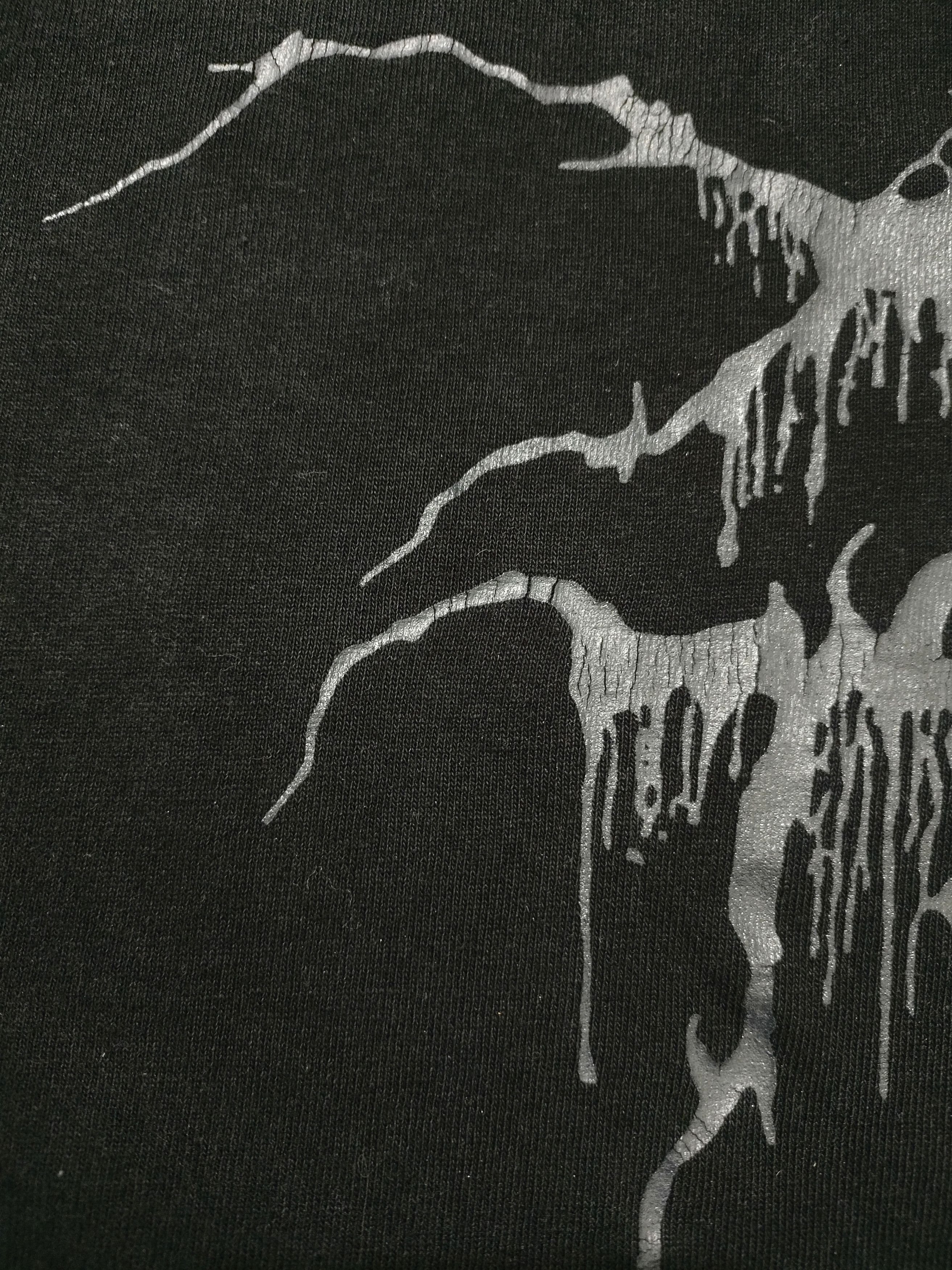 Band Tees Early 00s DARKTHRONE black on black print T-Shirt Size US L / EU 52-54 / 3 - 3 Thumbnail
