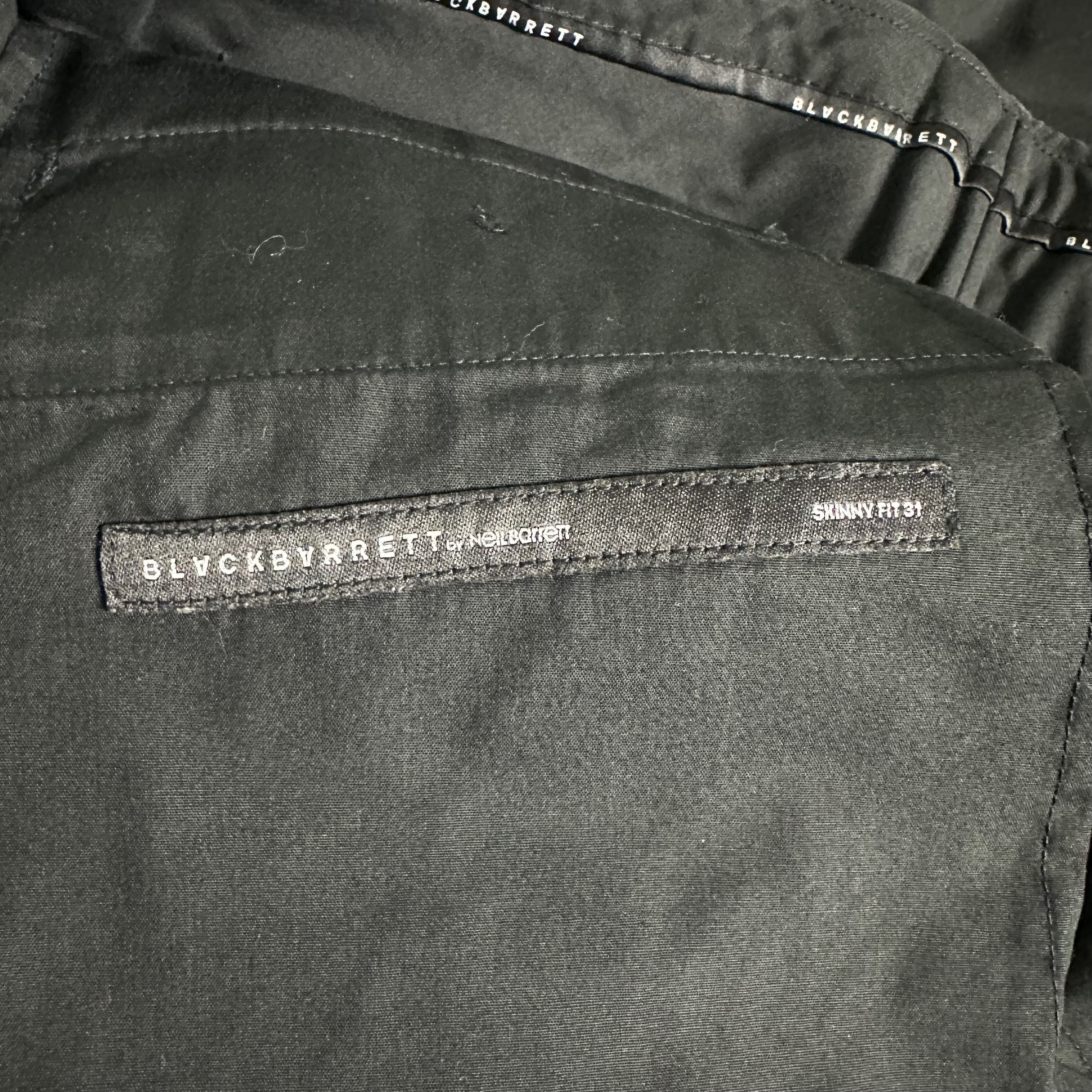 Neil Barrett 🔥RARE🔥Black Barret by Neil Barrey Slim Fit Trousers Size US 31 - 8 Thumbnail