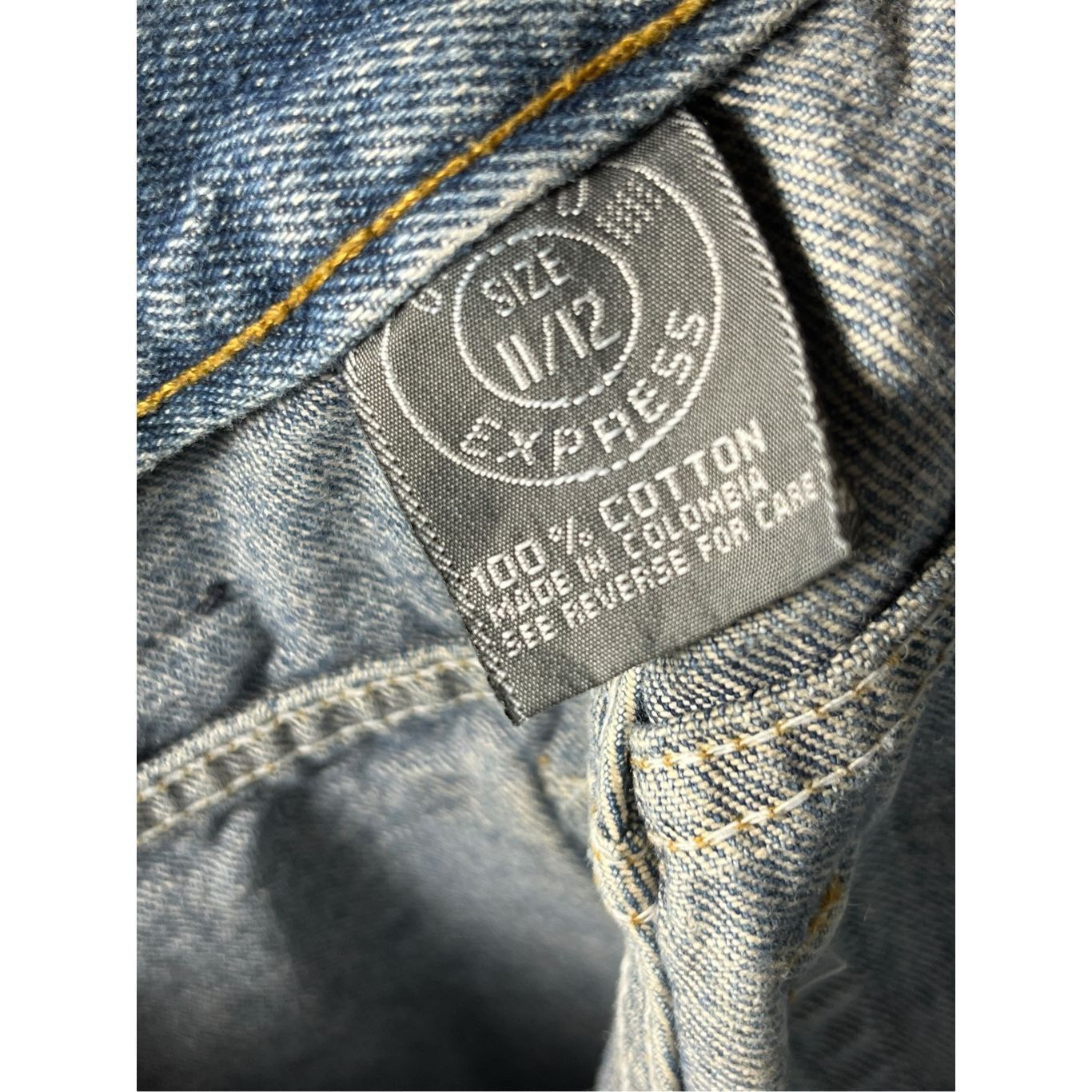 Other Vintage Gitano Express 80s 90s High Rise Straight Leg Jeans Size 27" / US 4 / IT 40 - 8 Thumbnail