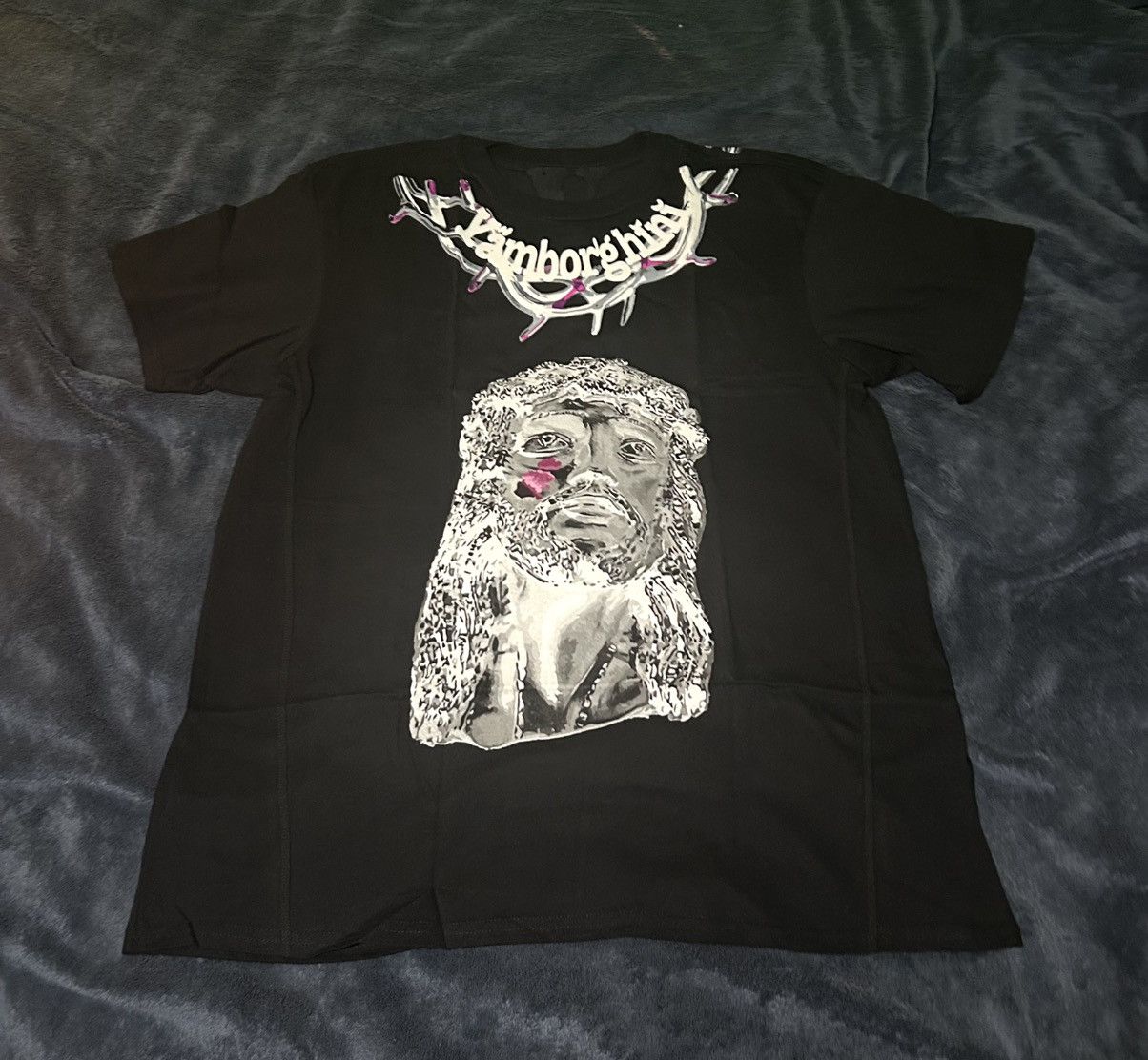 A$AP Rocky × Vlone Vlone x Yam’s Day Jesus Piece Black T-Shirt XL Size US XL / EU 56 / 4 - 1 Thumbnail
