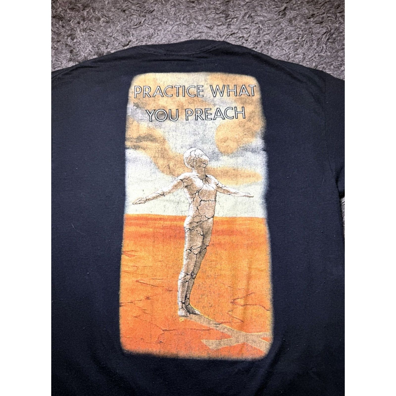Vintage VINTAGE Testament Practice What You Preach Tour Concert Tee Shirt Brockum Med 1989 Black Metal Mens Size US M / EU 48-50 / 2 - 6 Thumbnail