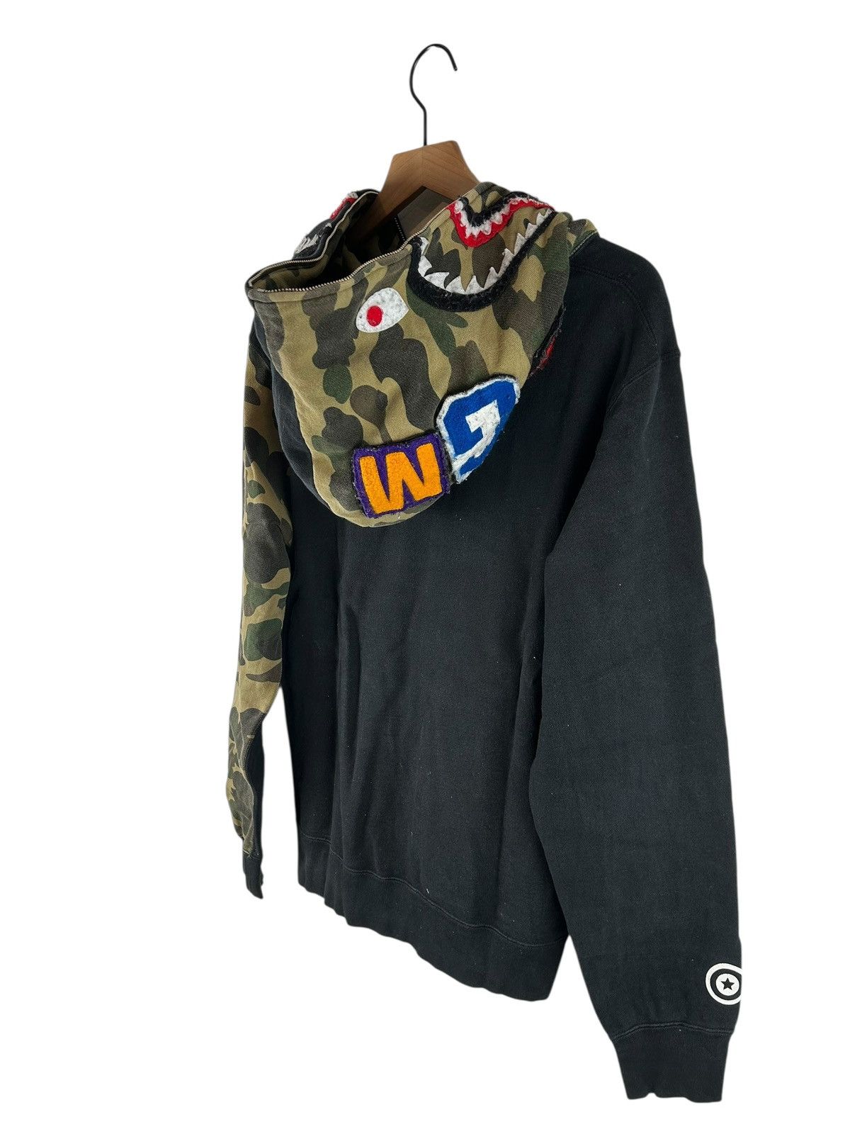 Bape Bape Shark Full Zip Hoodie Size US L / EU 52-54 / 3 - 2 Thumbnail