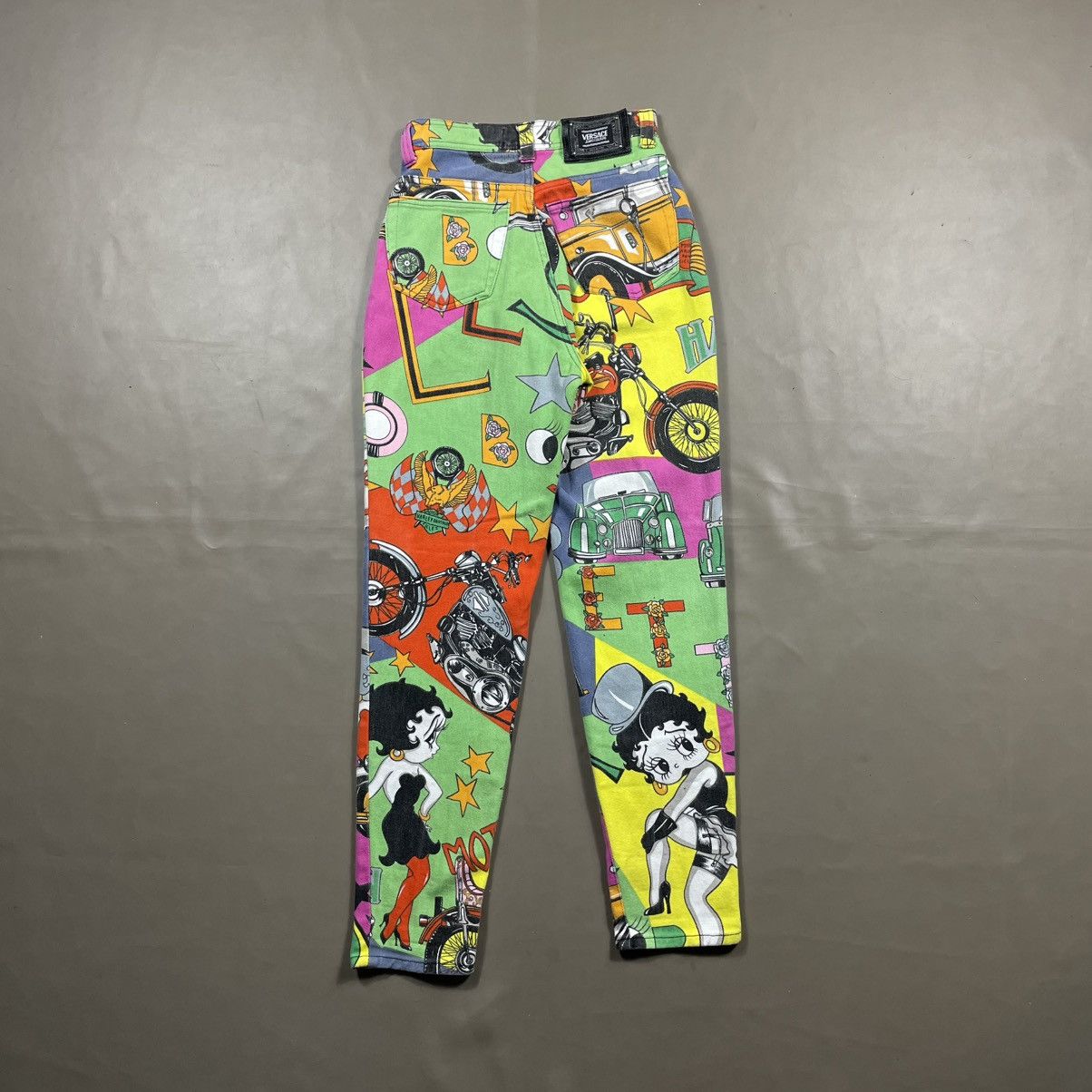 Versace × Versace Jeans Couture × Vintage VERSACE JEANS COUTURE BETTY BOOP POP ART JEANS Size 26" / US 2 / IT 38 - 5 Thumbnail