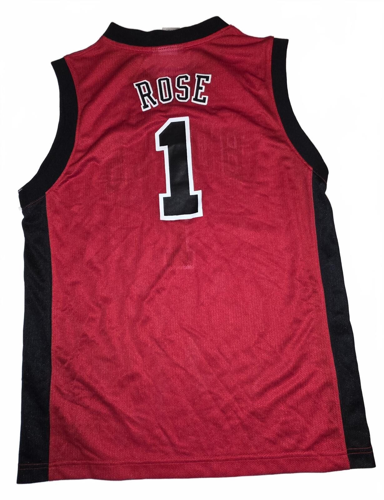 NBA Chicago Bulls #1 Rose Basketball Jersey XL Size ONE SIZE - 2 Thumbnail
