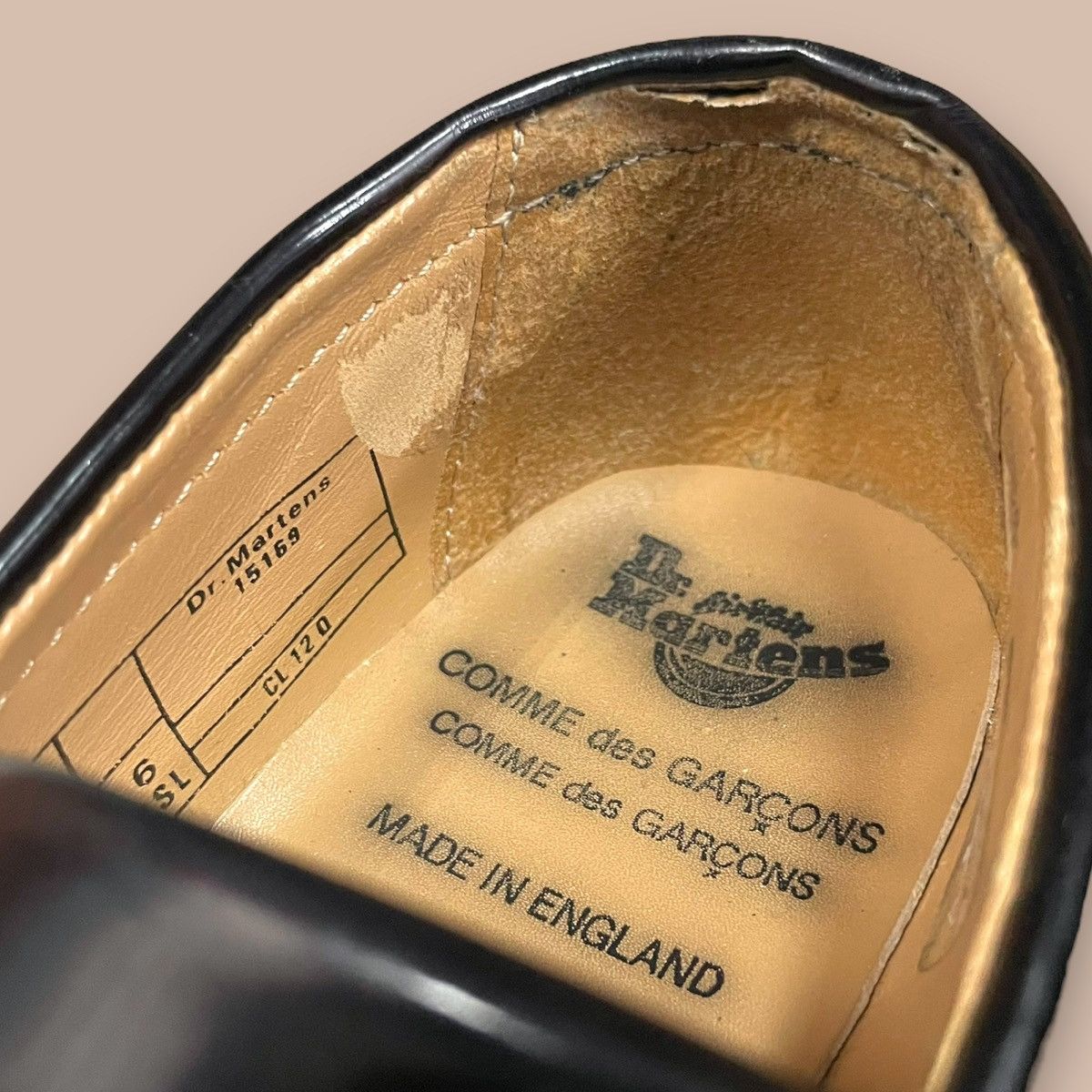 Comme des Garcons × Dr. Martens Dr.Martens X Comme des Garçons "Adrian" Loafers Size US 5 / EU 37 - 16 Thumbnail