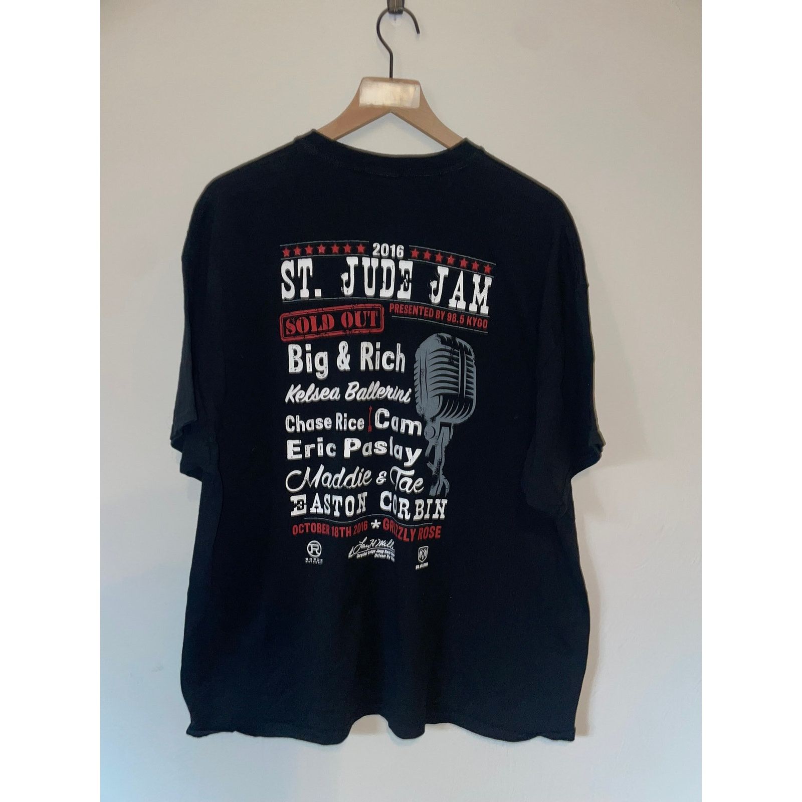 Gildan St. Jude Shirt Jam Big & Rich Eric Paslay Concert Tee 2XL Size US XXL / EU 58 / 5 - 5 Thumbnail
